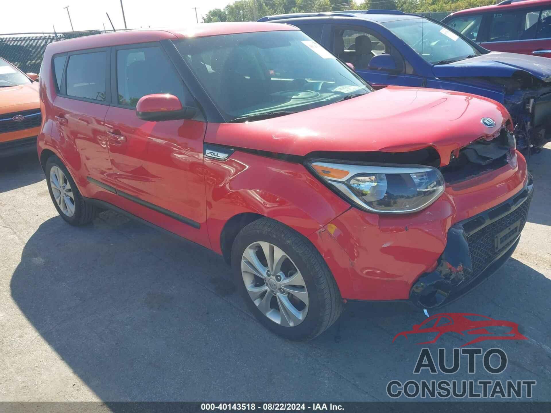 KIA SOUL 2016 - KNDJP3A58G7862007