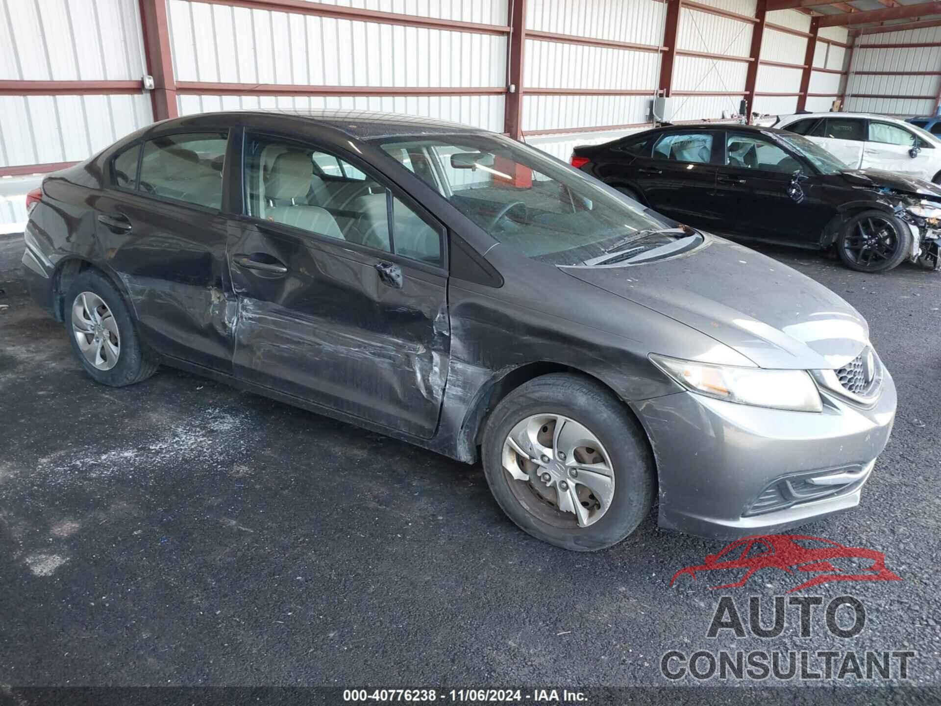 HONDA CIVIC 2013 - 19XFB2F55DE096613