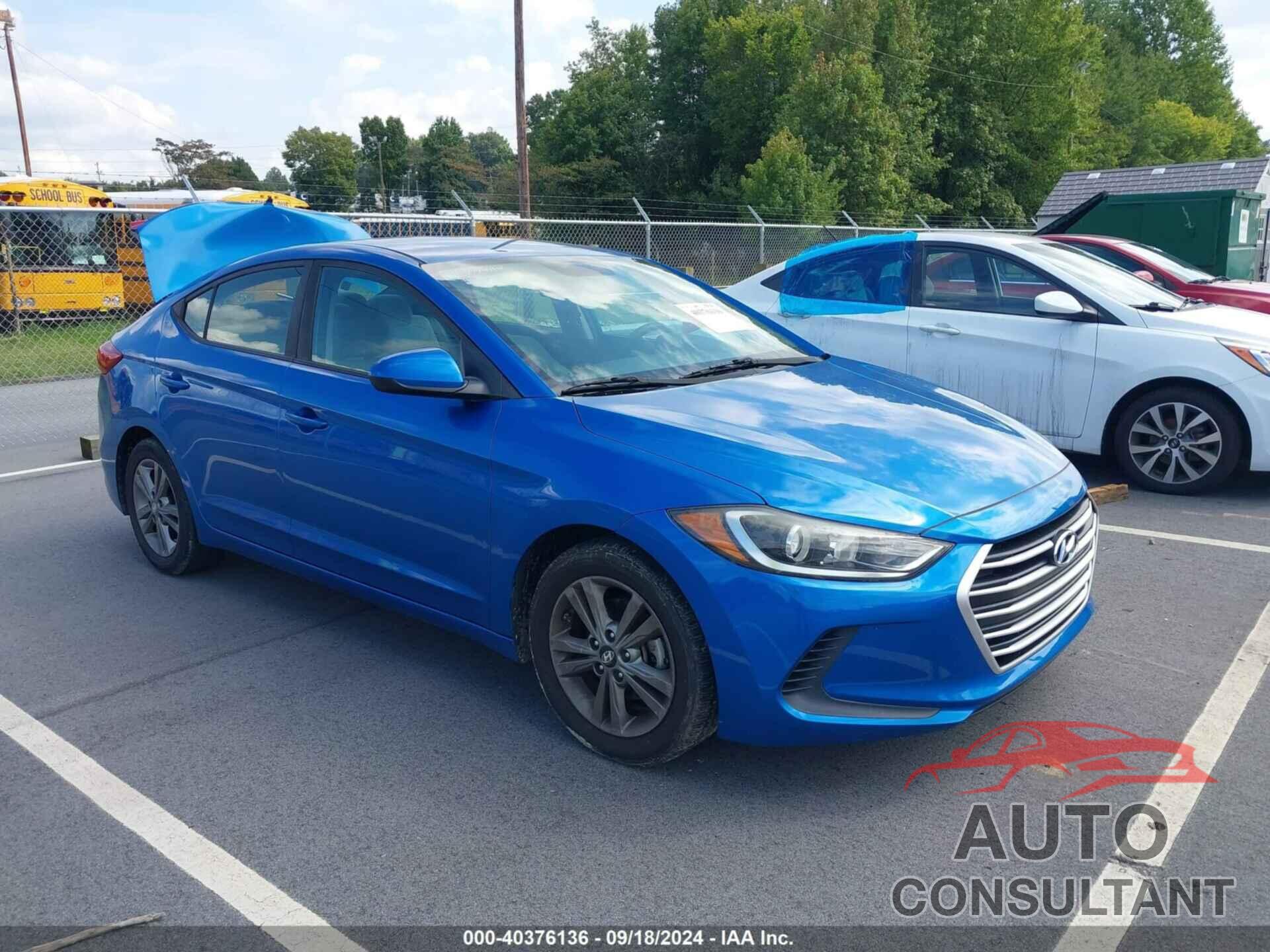 HYUNDAI ELANTRA 2017 - 5NPD84LF0HH087110