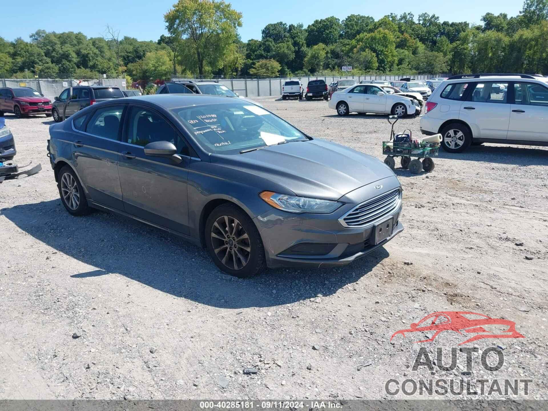 FORD FUSION 2017 - 3FA6P0H72HR107477