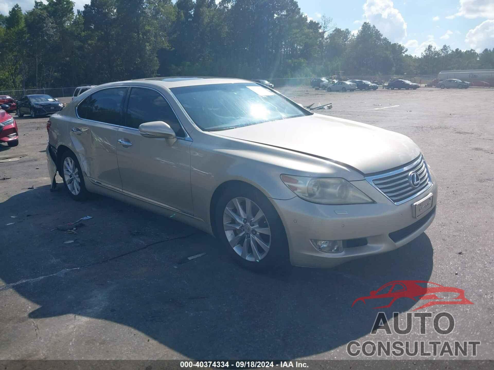 LEXUS LS 460 2010 - JTHGL5EF8A5040359