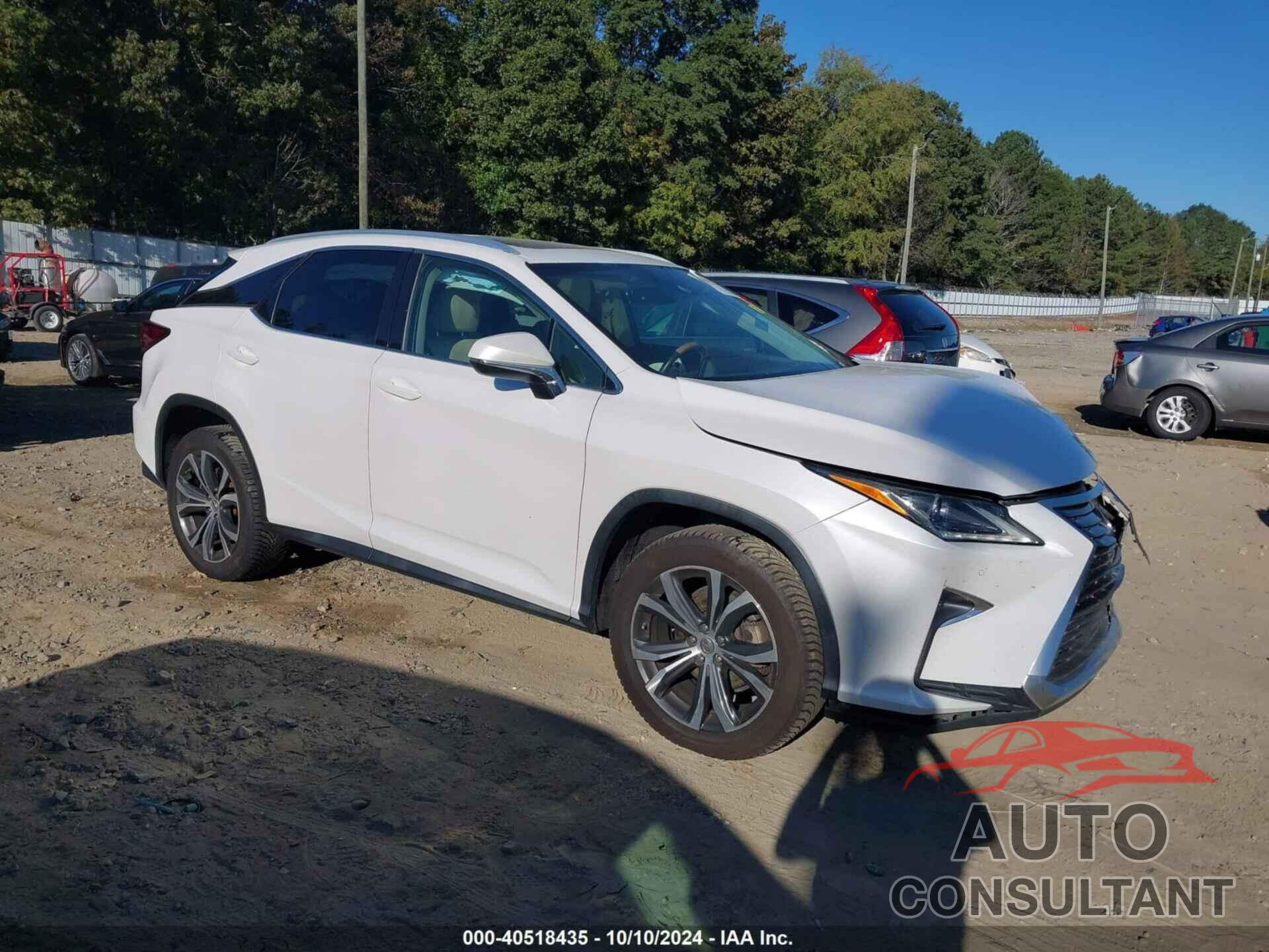 LEXUS RX 350 2017 - 2T2ZZMCA0HC047342