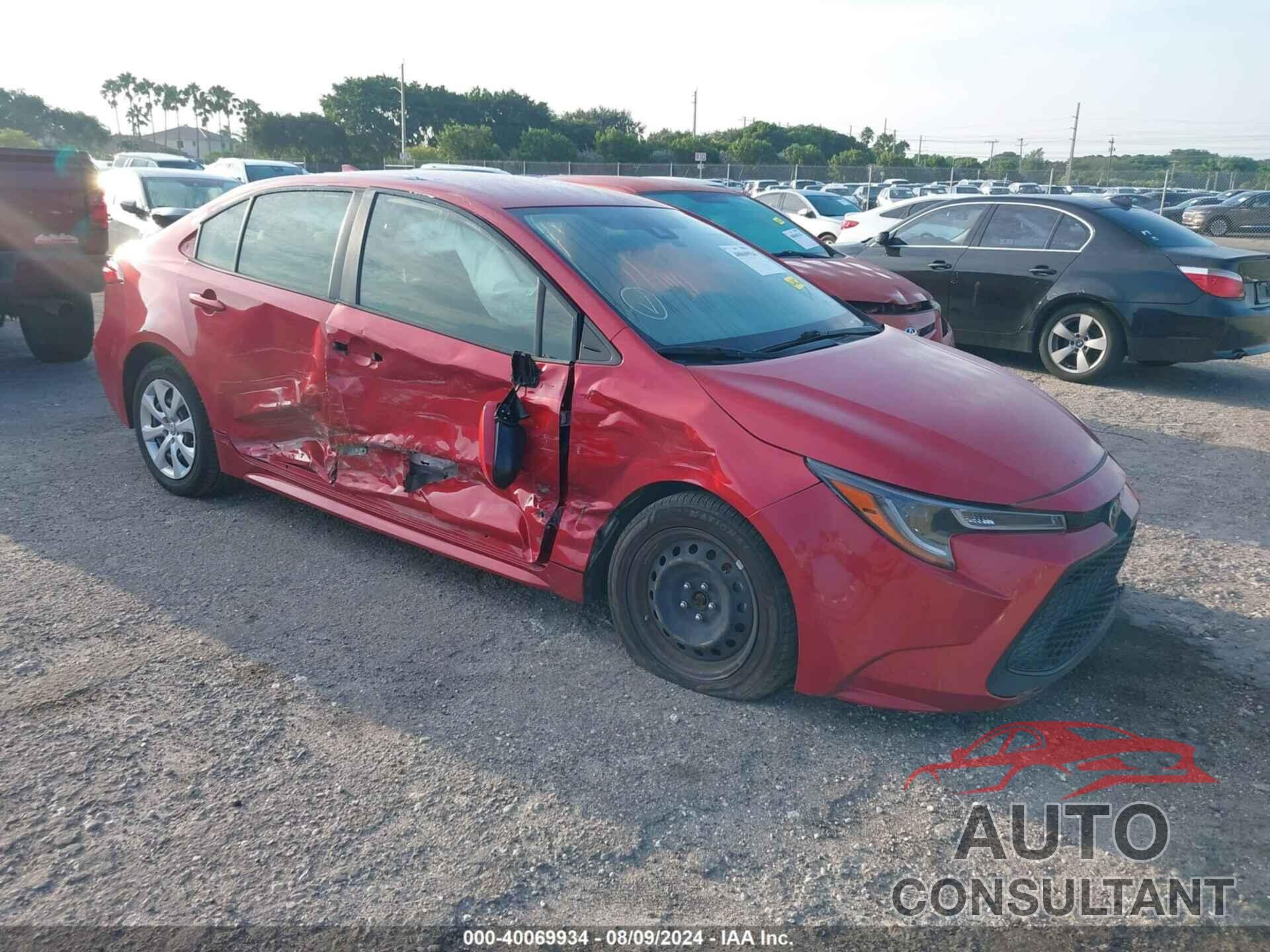 TOYOTA COROLLA 2021 - JTDEPMAE8MJ134970