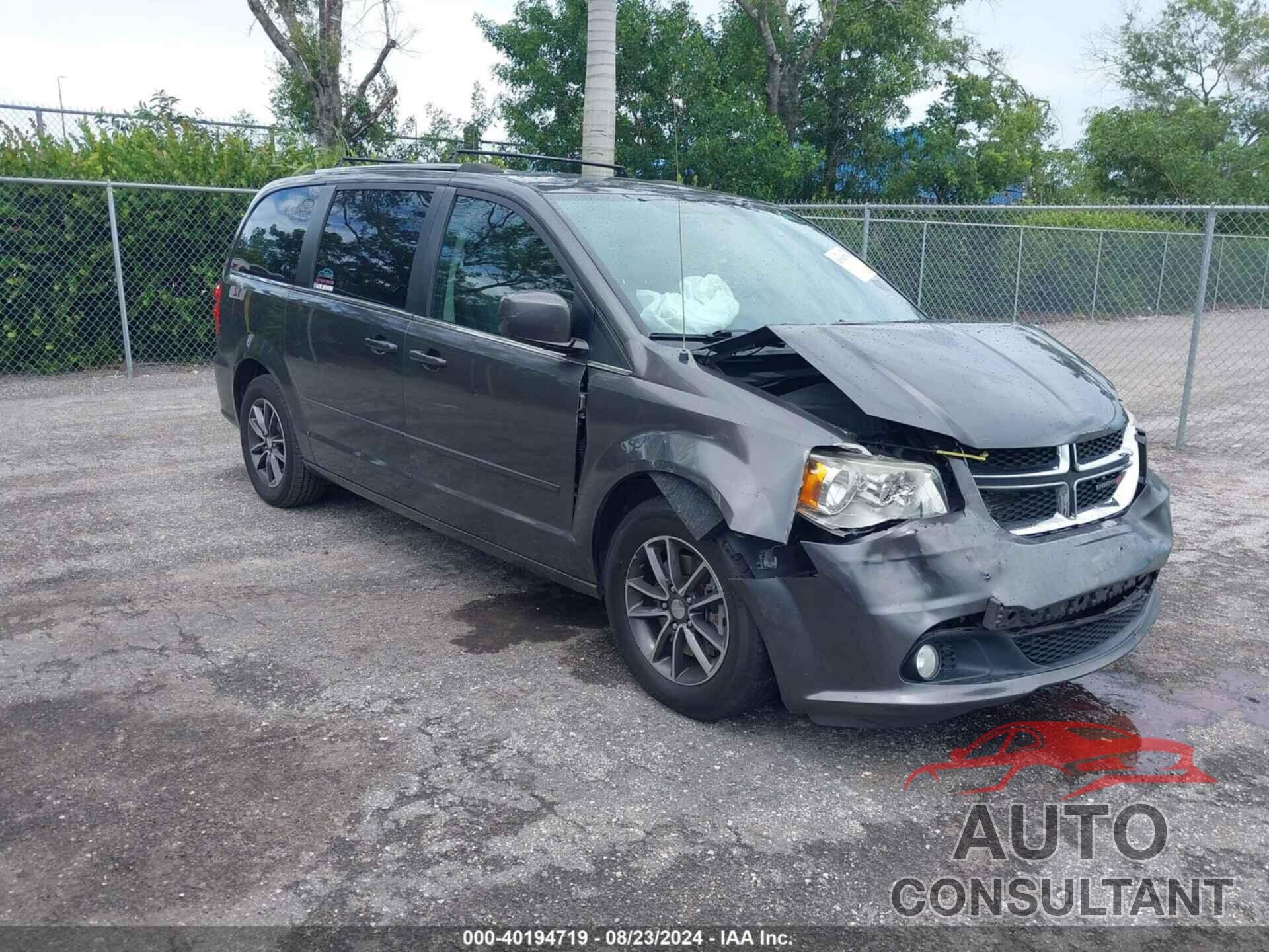 DODGE GRAND CARAVAN 2017 - 2C4RDGCG8HR740975