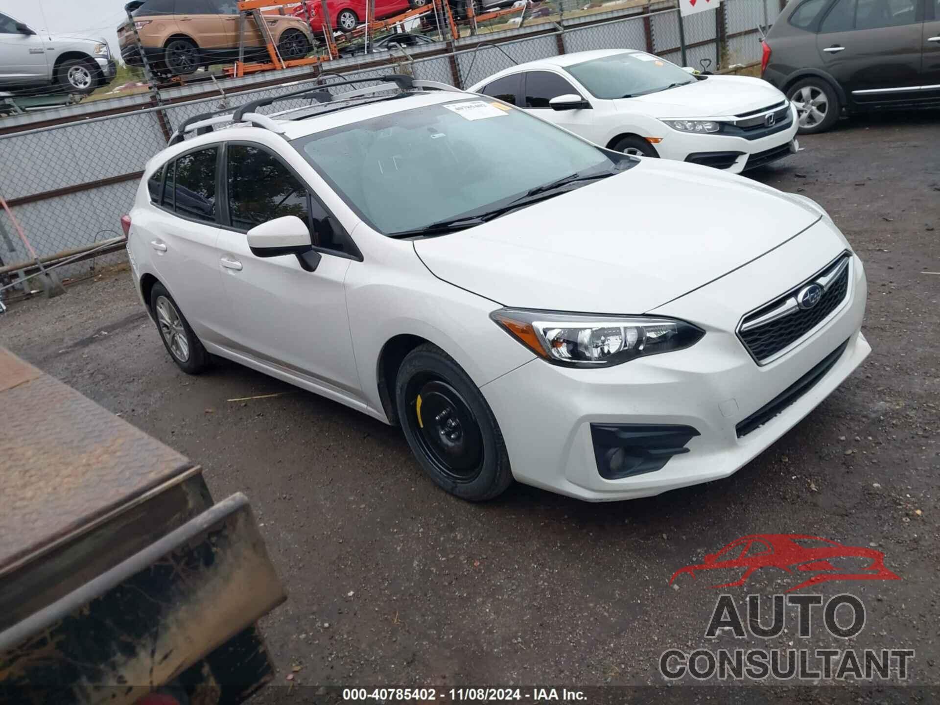 SUBARU IMPREZA 2017 - 4S3GTAD63H3725032