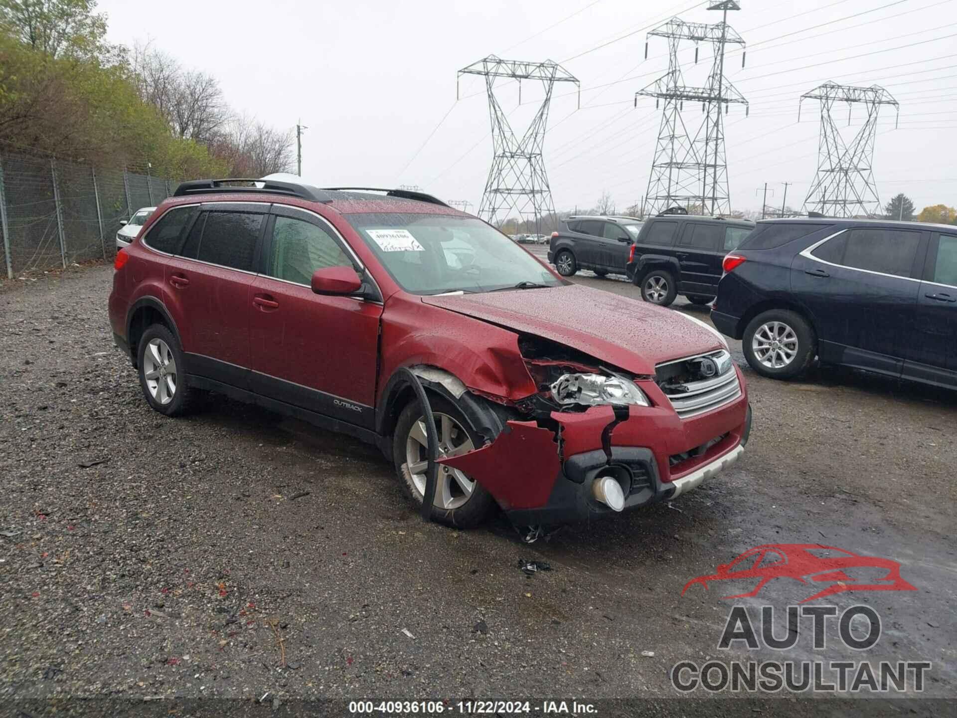 SUBARU OUTBACK 2014 - 4S4BRBLCXE3267647