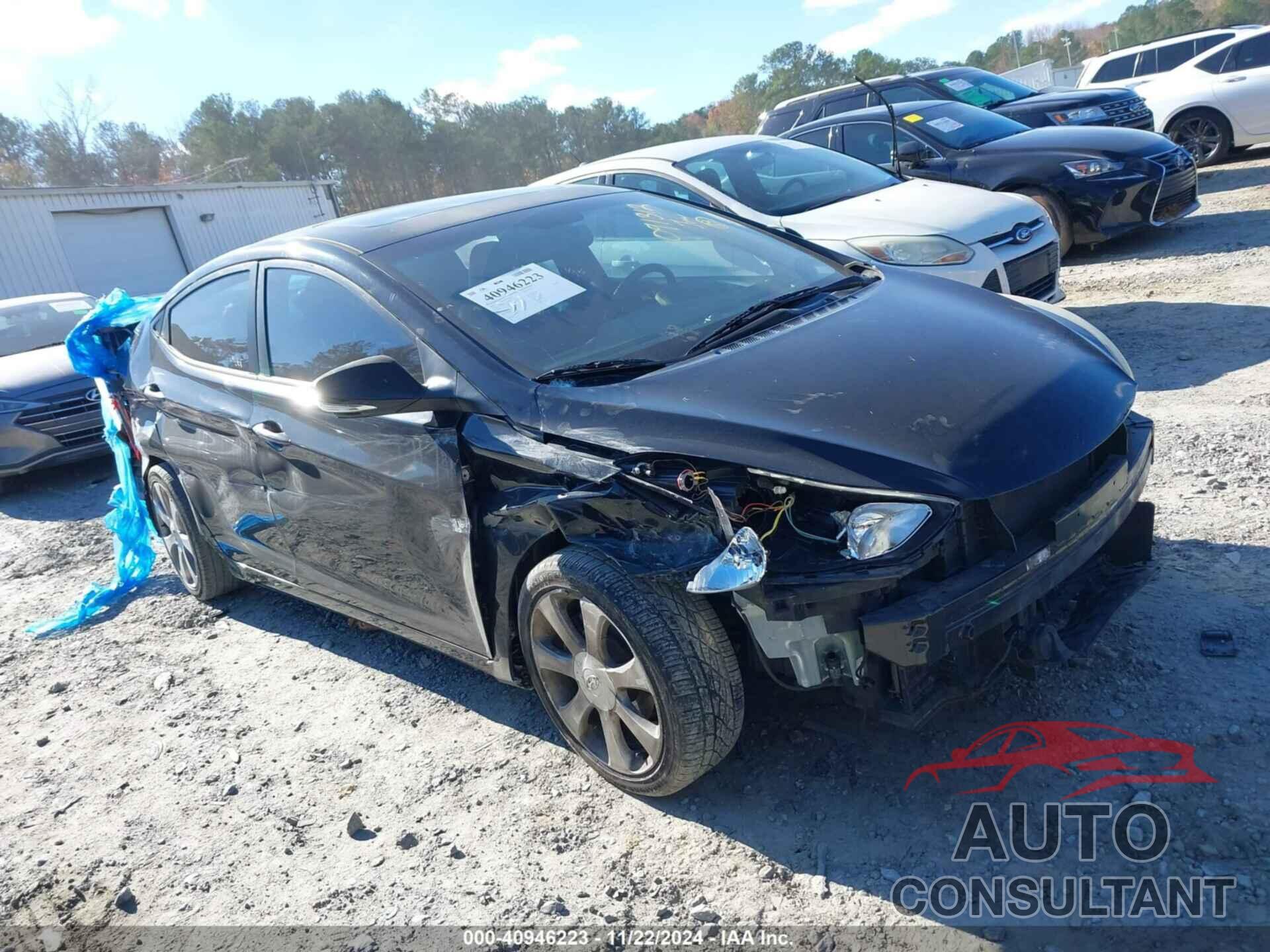 HYUNDAI ELANTRA 2012 - 5NPDH4AE6CH091312