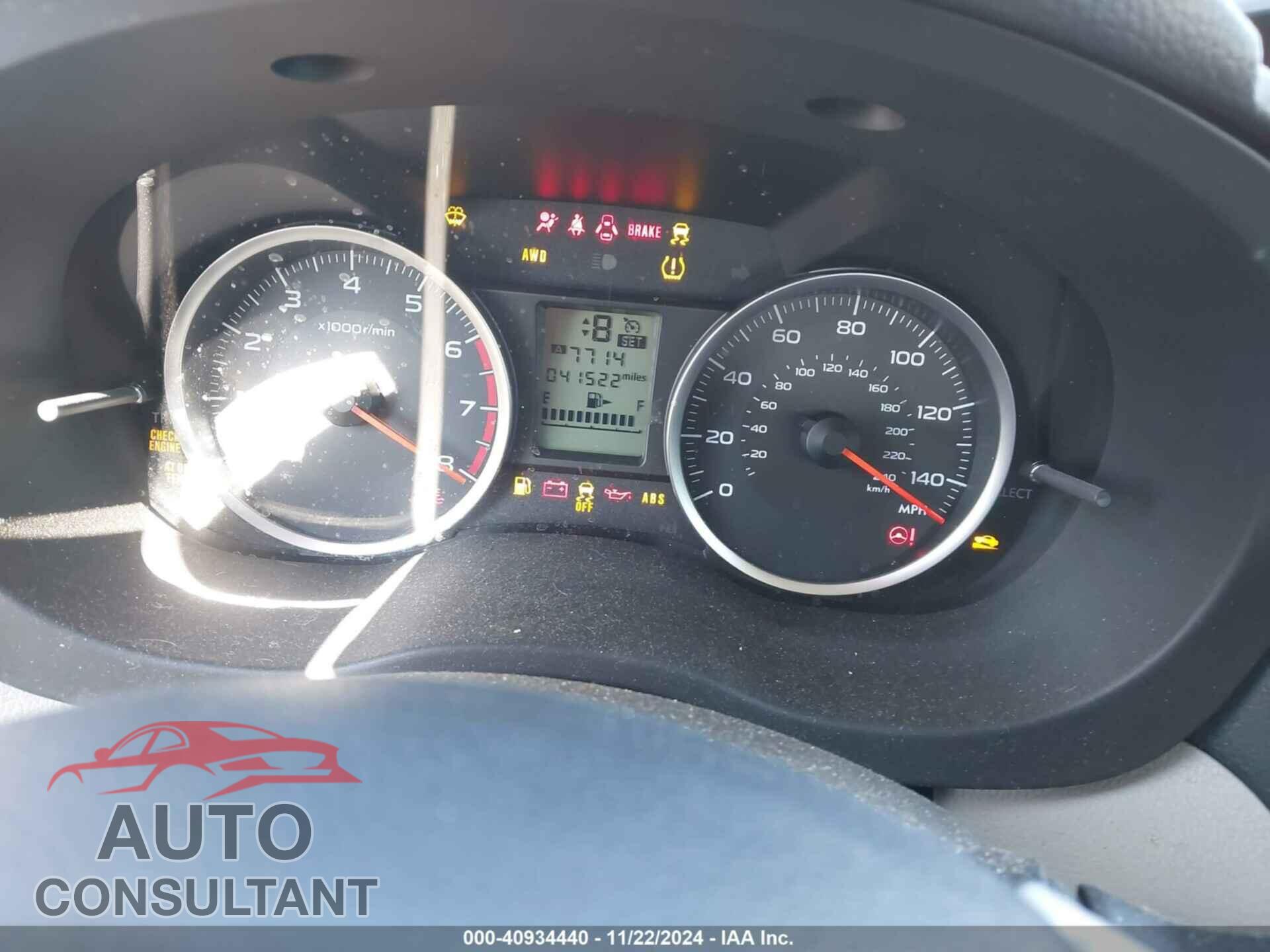 SUBARU FORESTER 2016 - JF2SJAAC3GH510330
