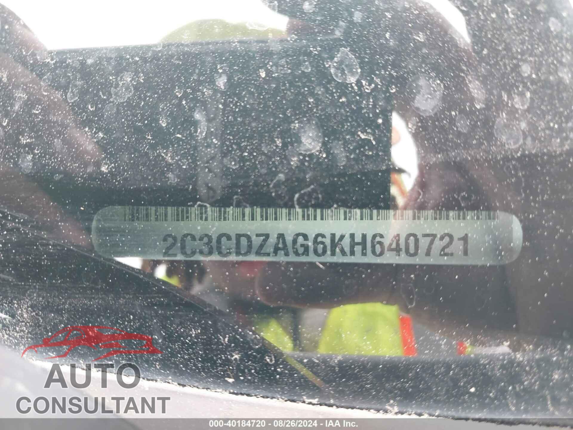 DODGE CHALLENGER 2019 - 2C3CDZAG6KH640721