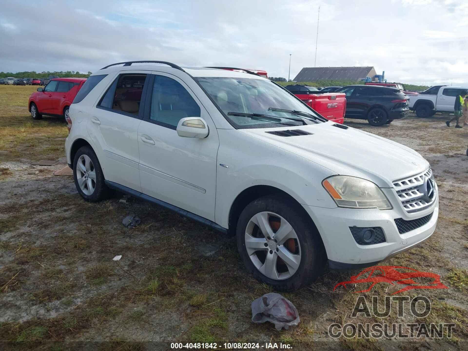 MERCEDES-BENZ ML 320 BLUETEC 2009 - 4JGBB25E19A475324