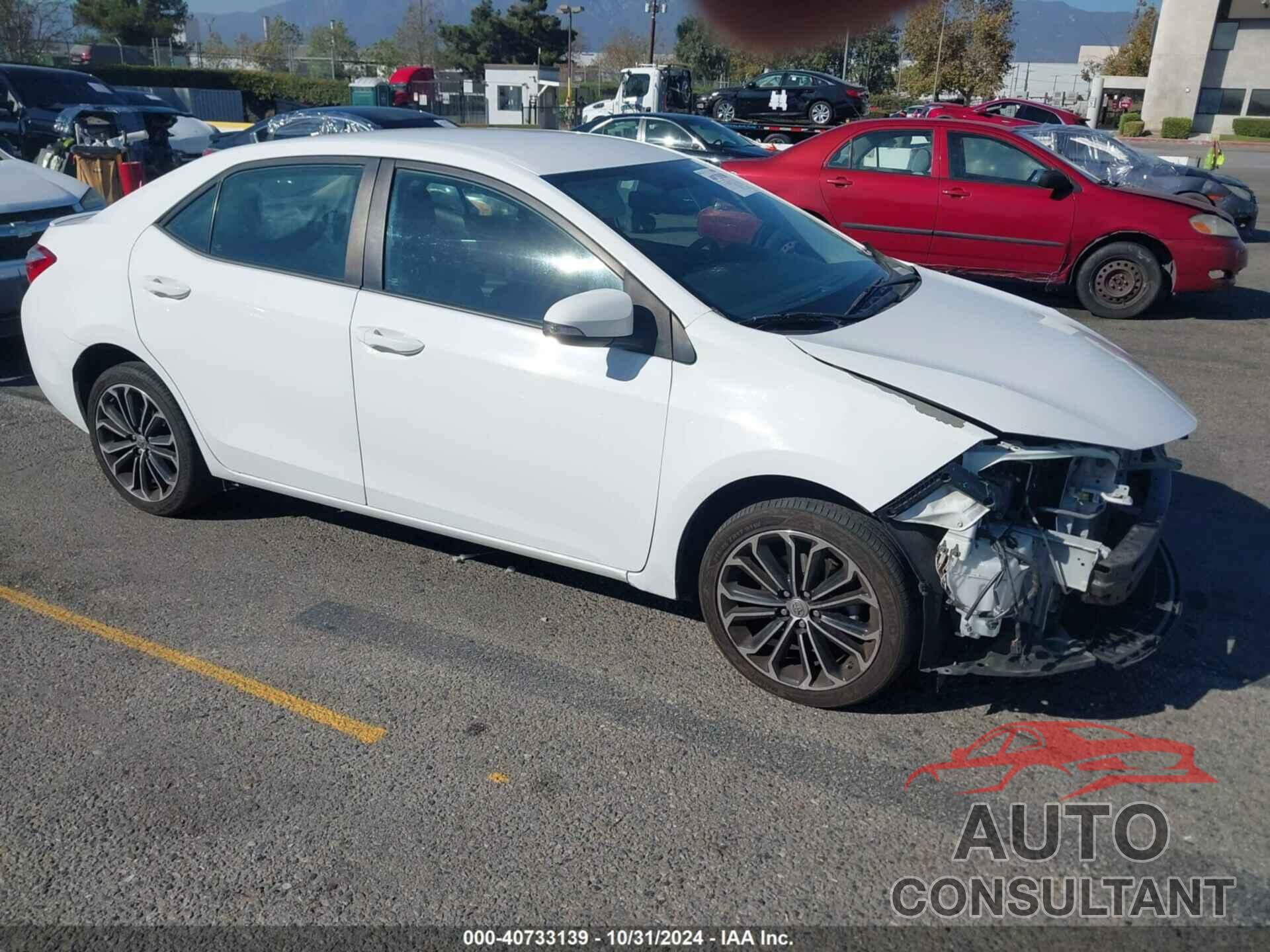 TOYOTA COROLLA 2016 - 5YFBURHE6GP546318