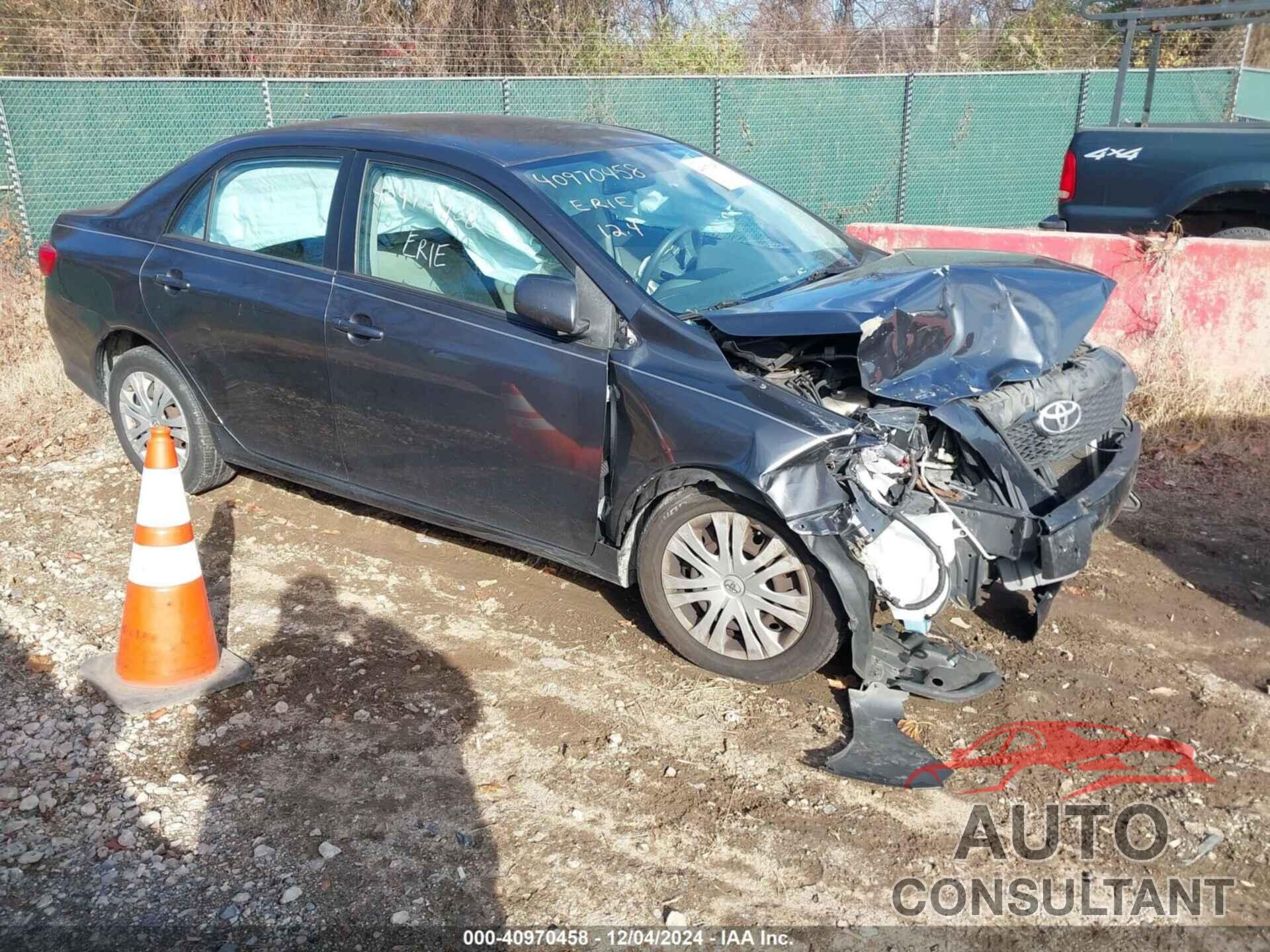TOYOTA COROLLA 2009 - 2T1BU40E09C168529
