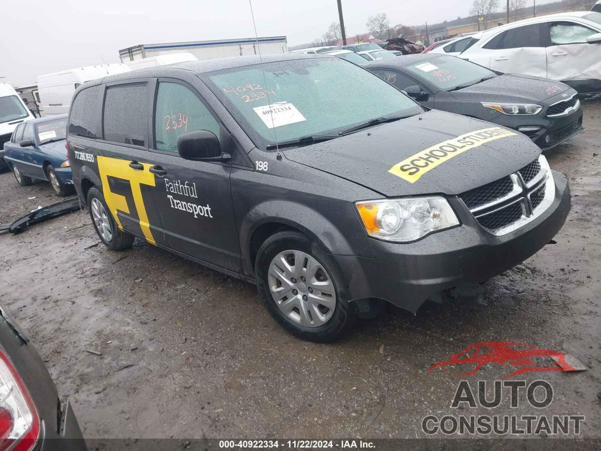 DODGE GRAND CARAVAN 2019 - 2C4RDGBG3KR757062