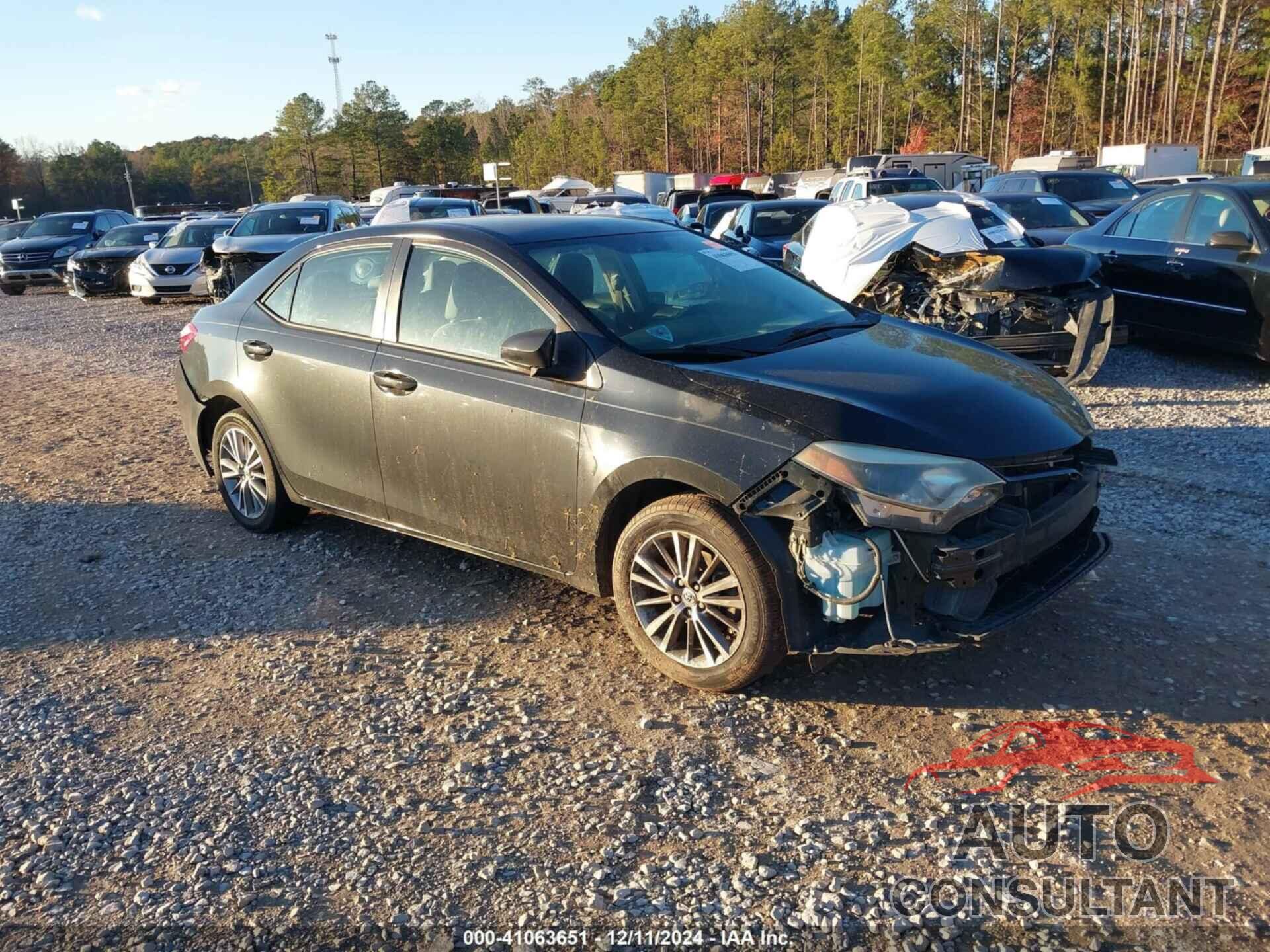 TOYOTA COROLLA 2015 - 5YFBURHE8FP363985