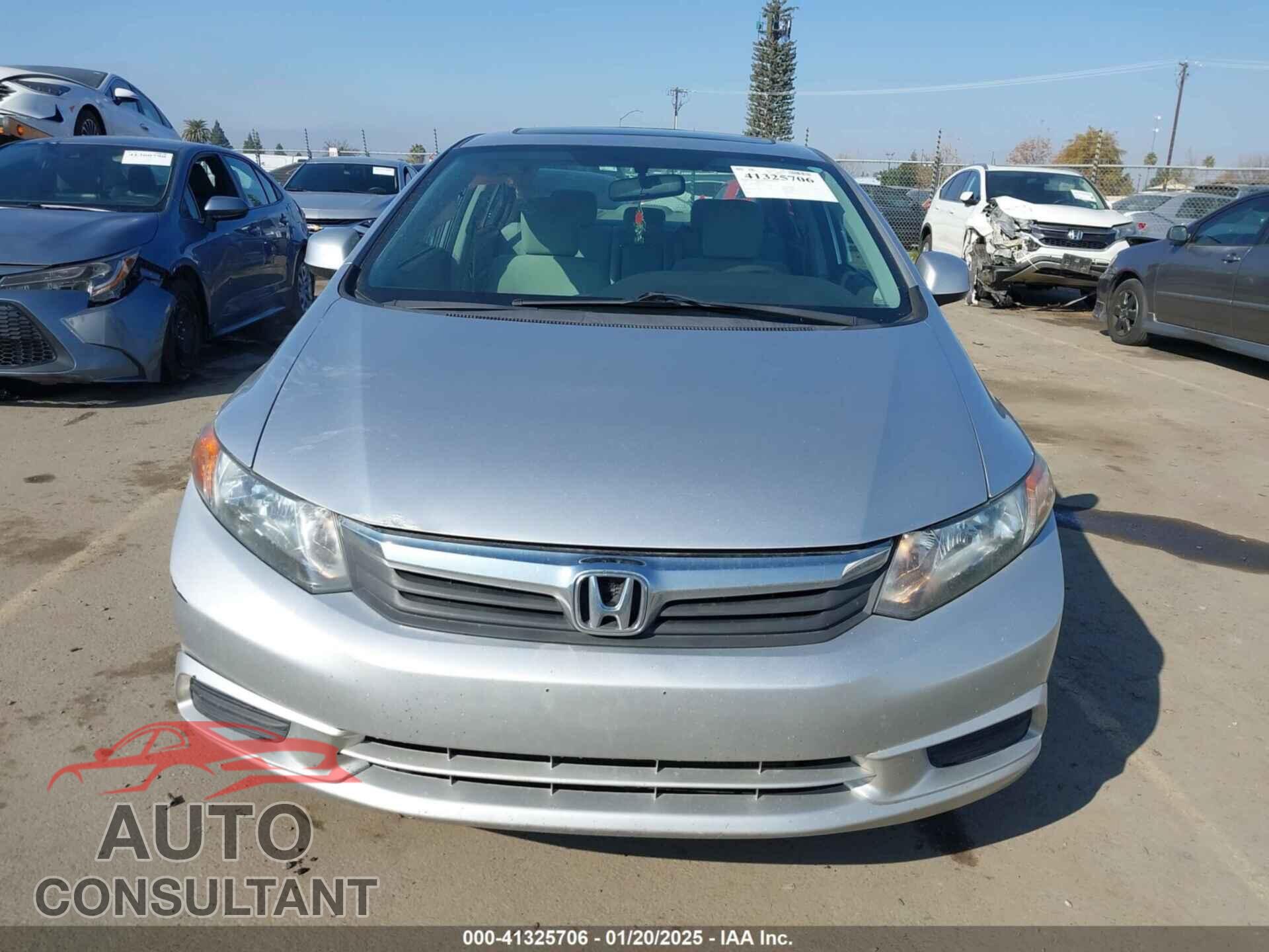 HONDA CIVIC 2012 - 19XFB2F84CE092125