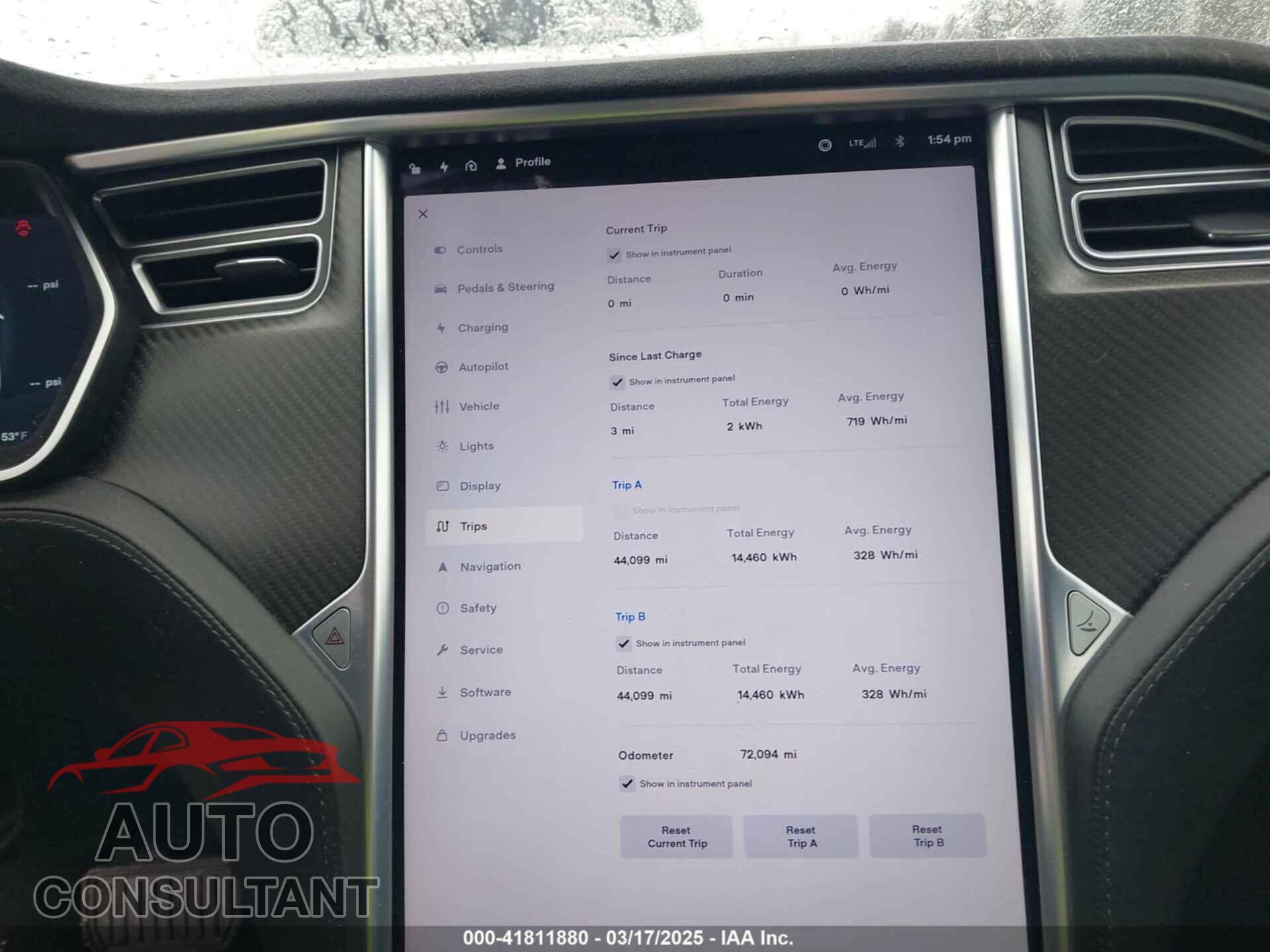 TESLA MODEL S 2017 - 5YJSA1E22HF201241