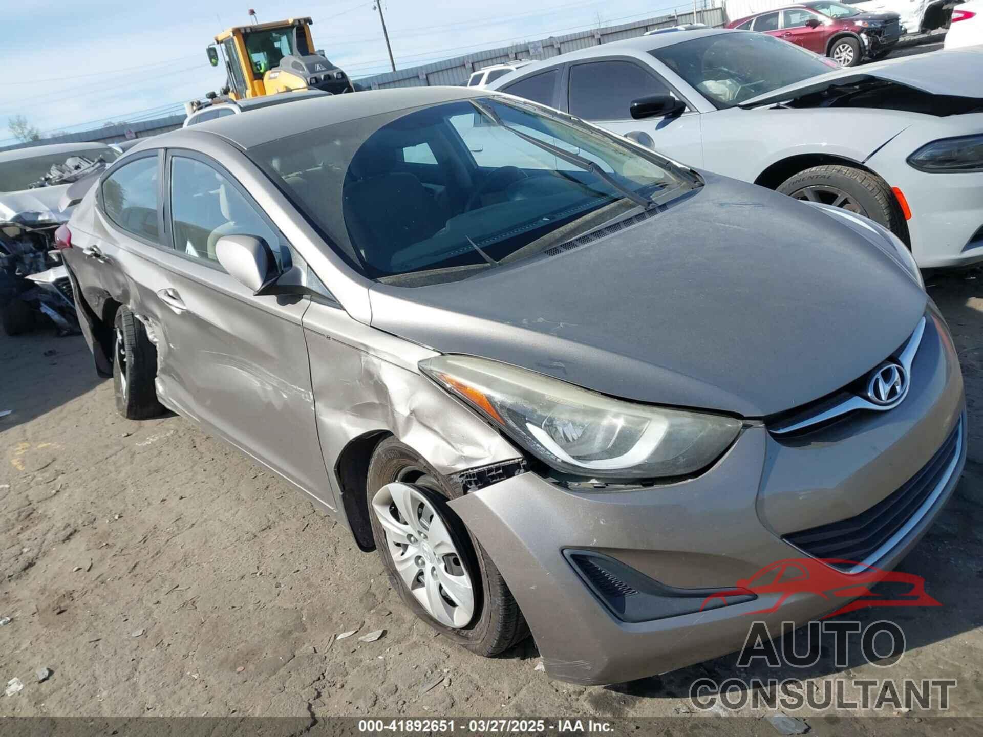 HYUNDAI ELANTRA 2016 - 5NPDH4AE2GH780267