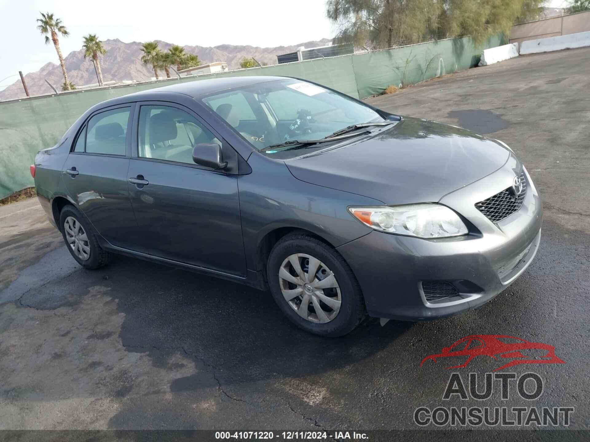 TOYOTA COROLLA 2009 - JTDBL40E599087874