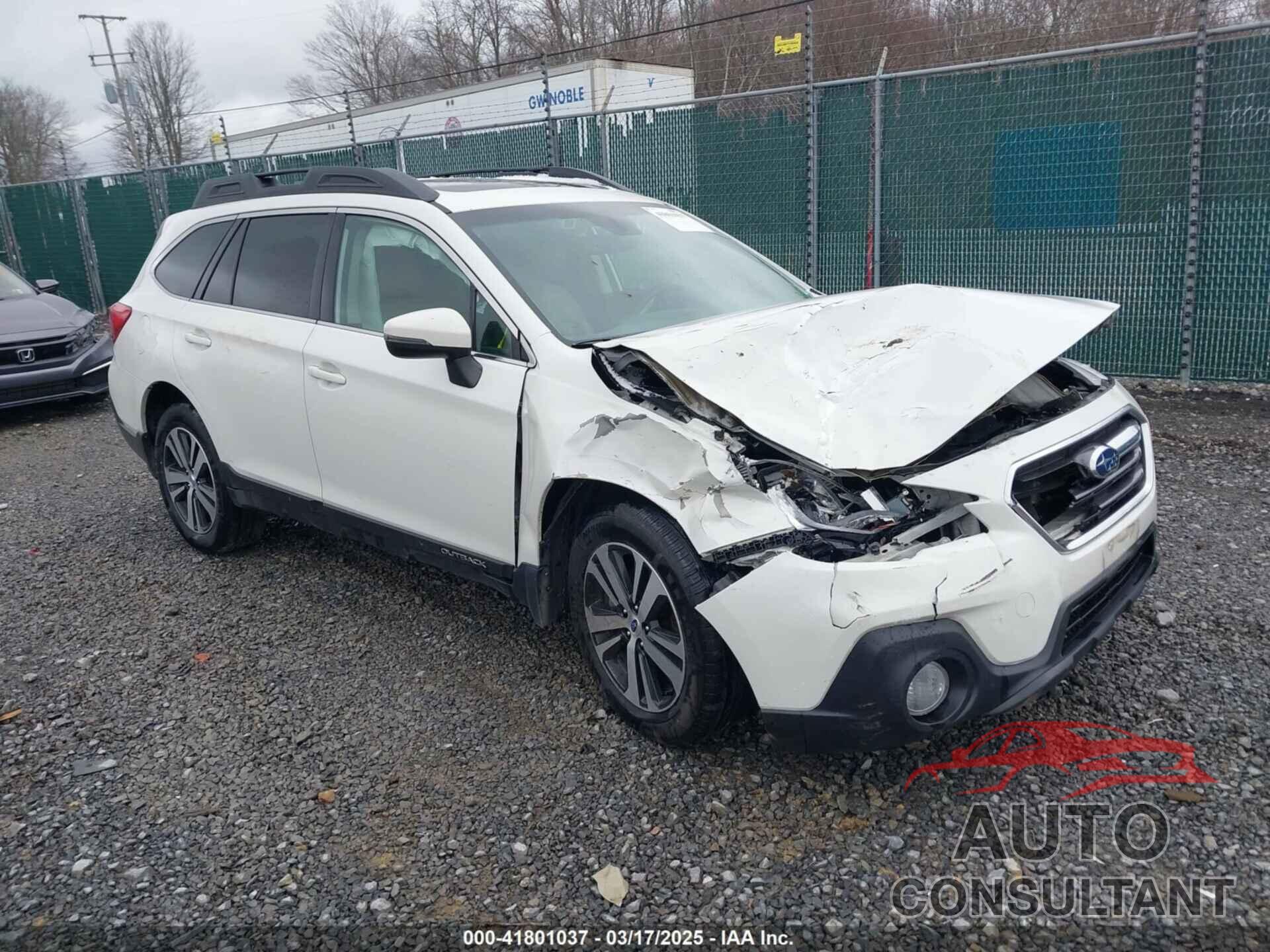 SUBARU OUTBACK 2018 - 4S4BSANC1J3270605