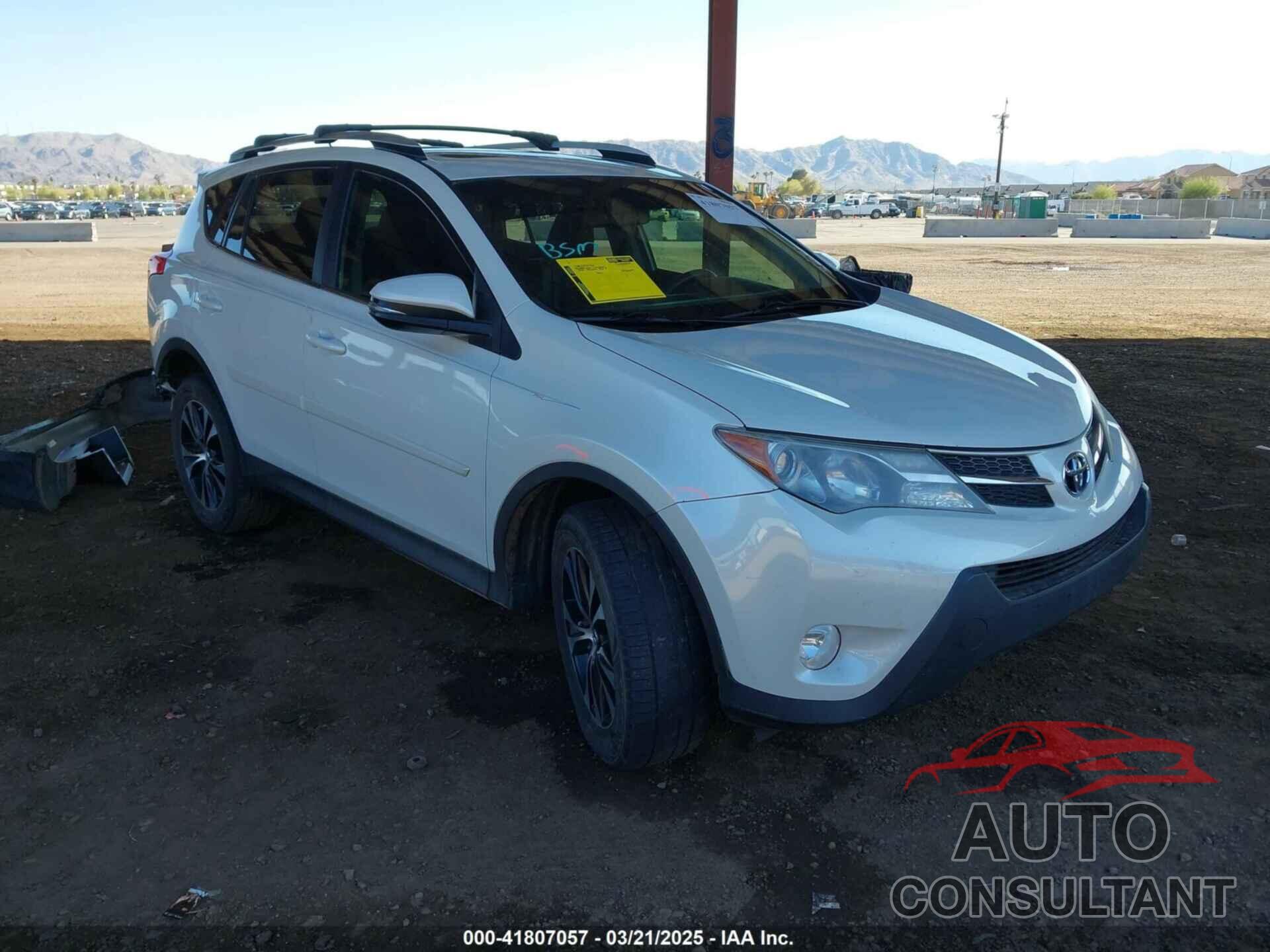 TOYOTA RAV4 2015 - 2T3DFREV4FW340913