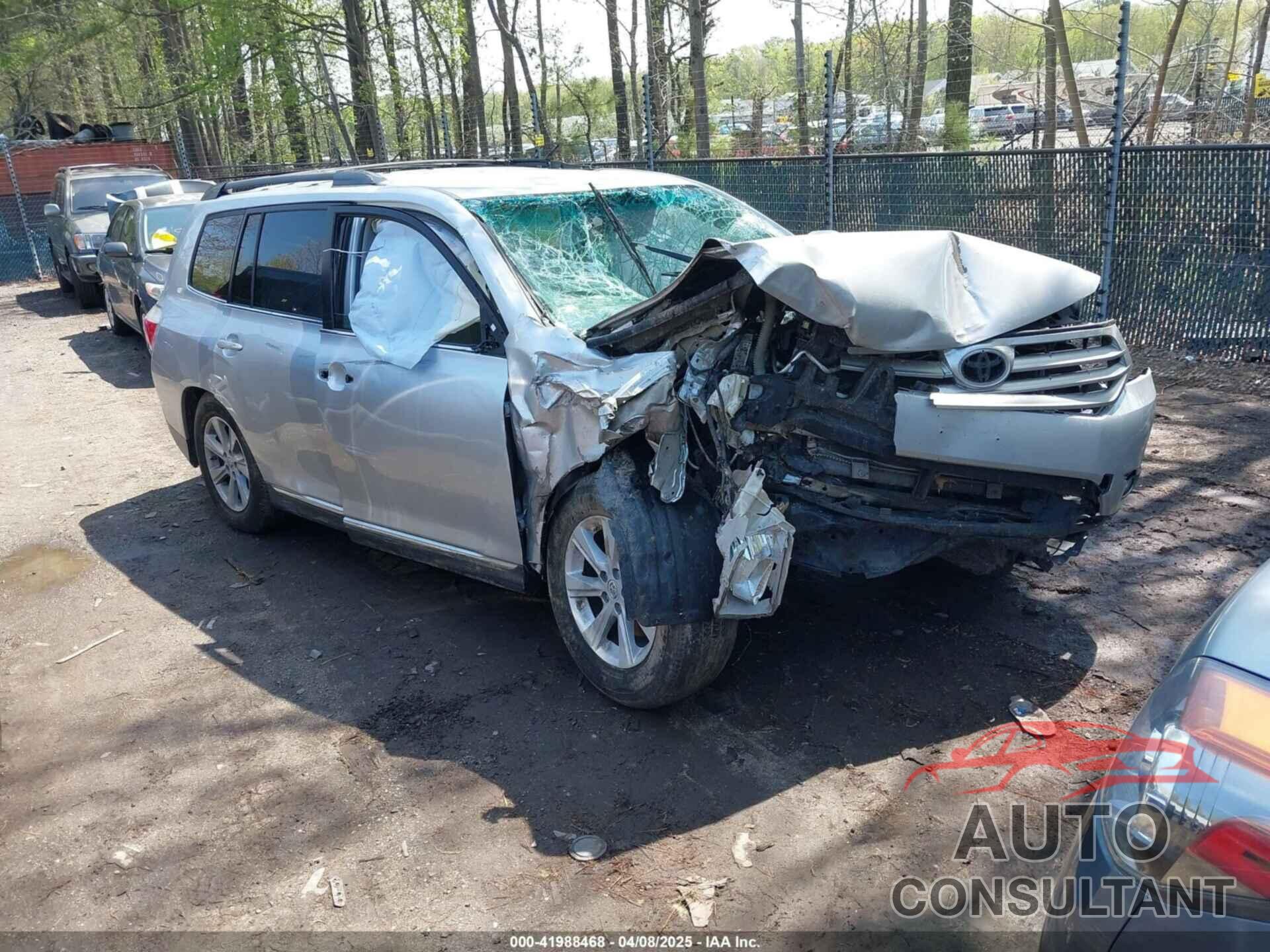 TOYOTA HIGHLANDER 2013 - 5TDZK3EH9DS101168