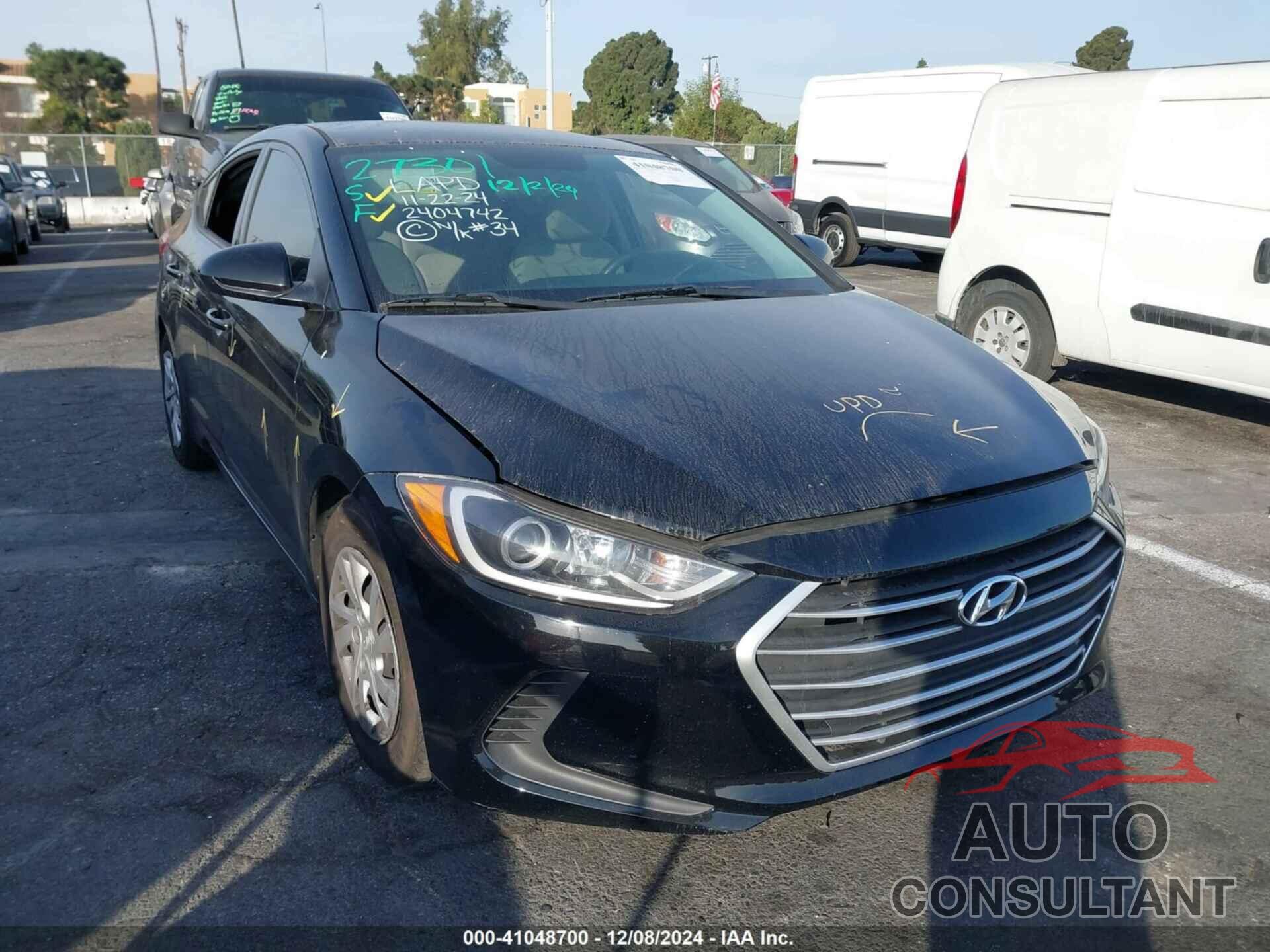 HYUNDAI ELANTRA 2017 - 5NPD74LF3HH154642