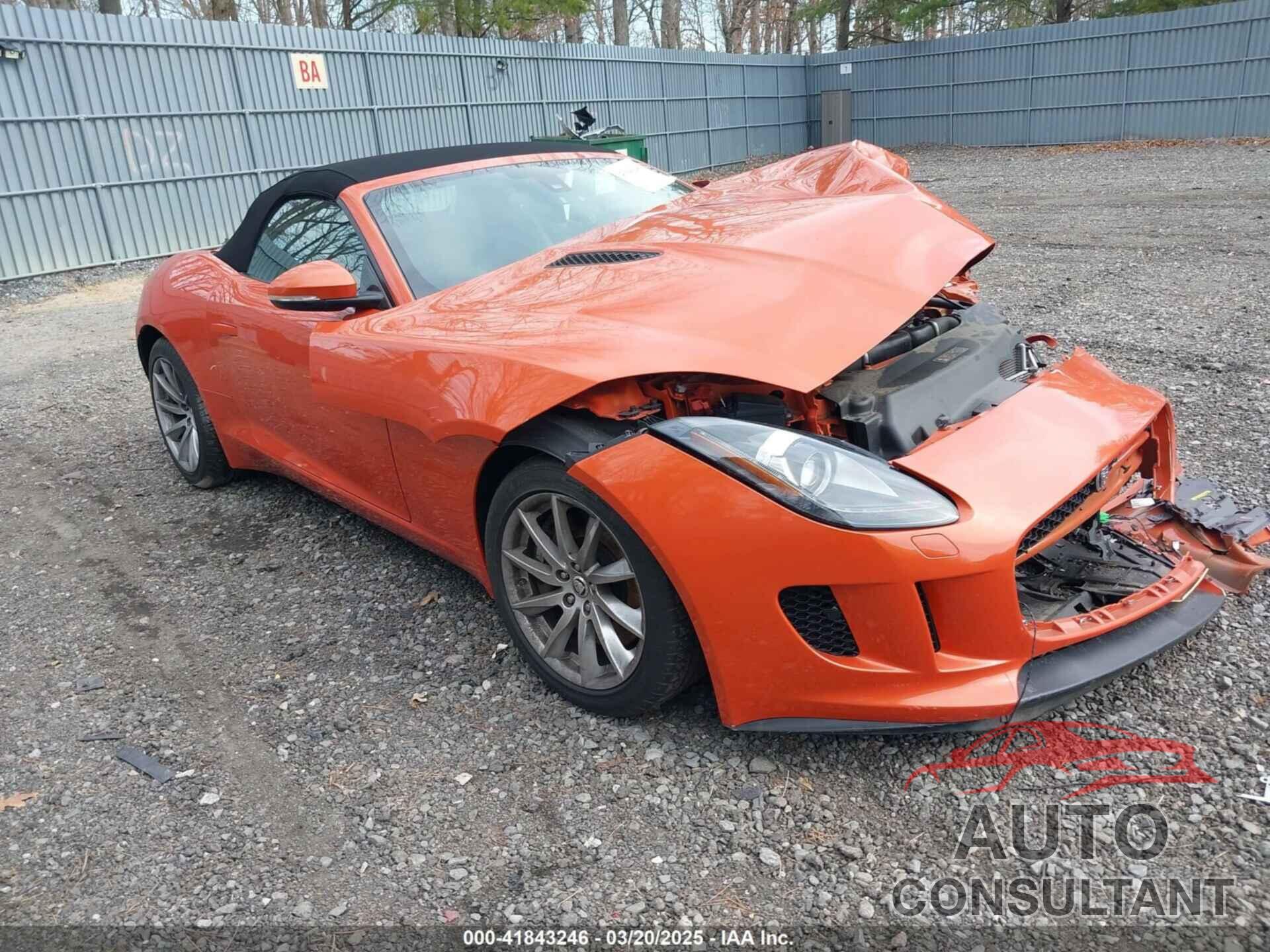 JAGUAR F-TYPE 2014 - SAJWA6E71E8K08785