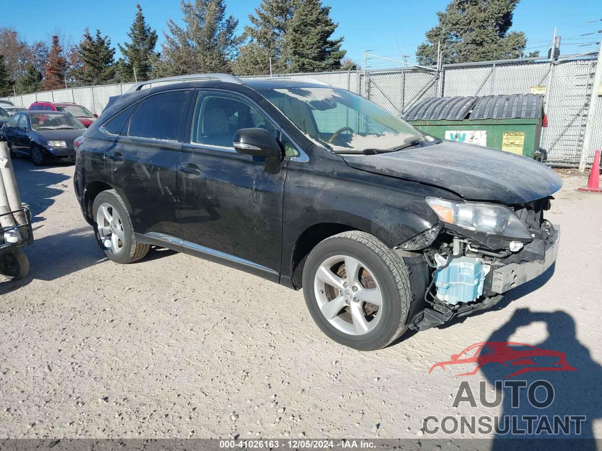 LEXUS RX 350 2011 - 2T2BK1BA2BC086477