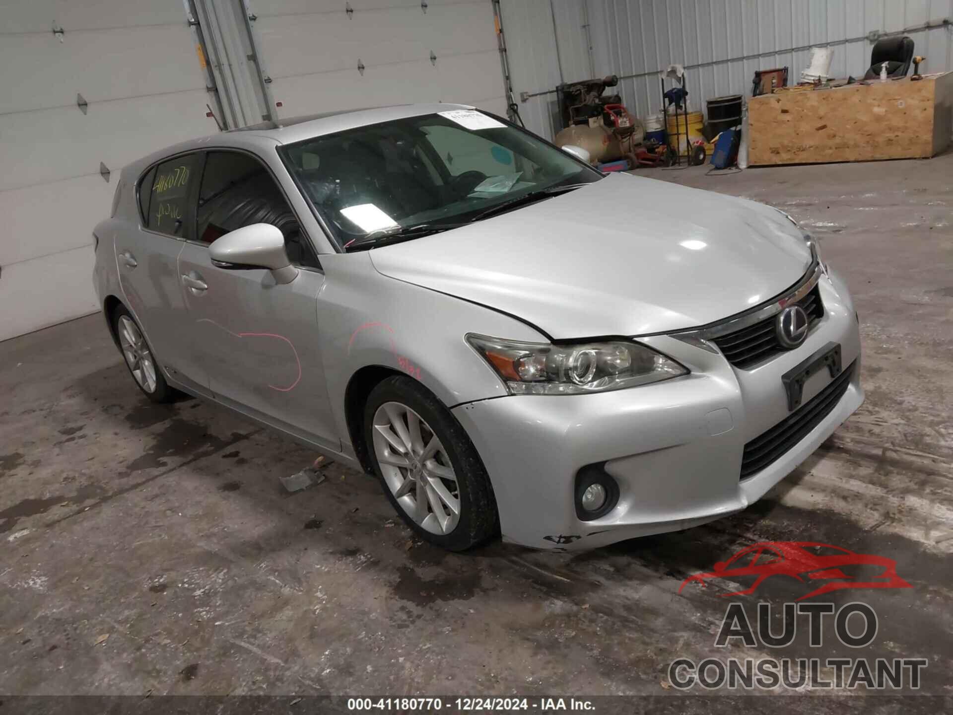 LEXUS CT 200H 2013 - JTHKD5BH6D2172569