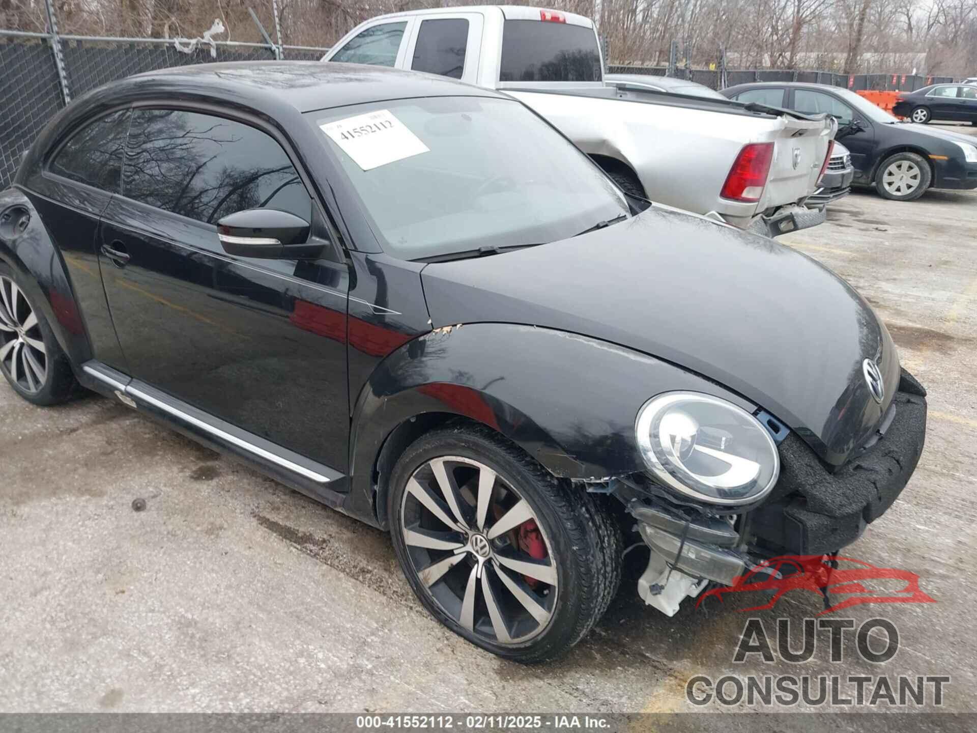 VOLKSWAGEN BEETLE 2012 - 3VWVA7AT1CM635697