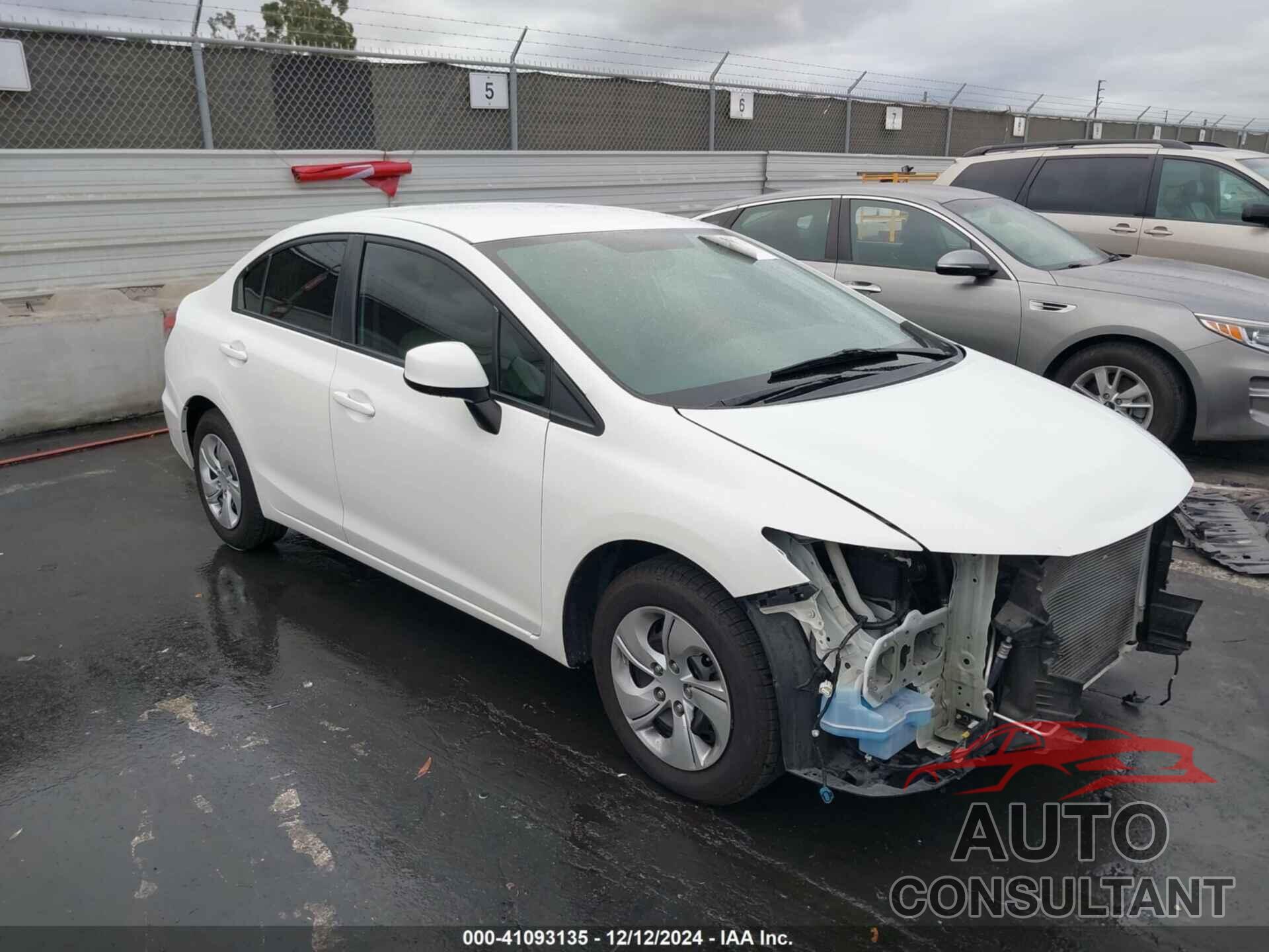 HONDA CIVIC 2013 - 19XFB2F55DE255422