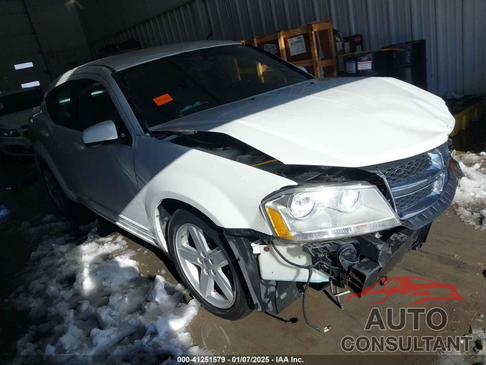 DODGE AVENGER 2013 - 1C3CDZCB7DN709850