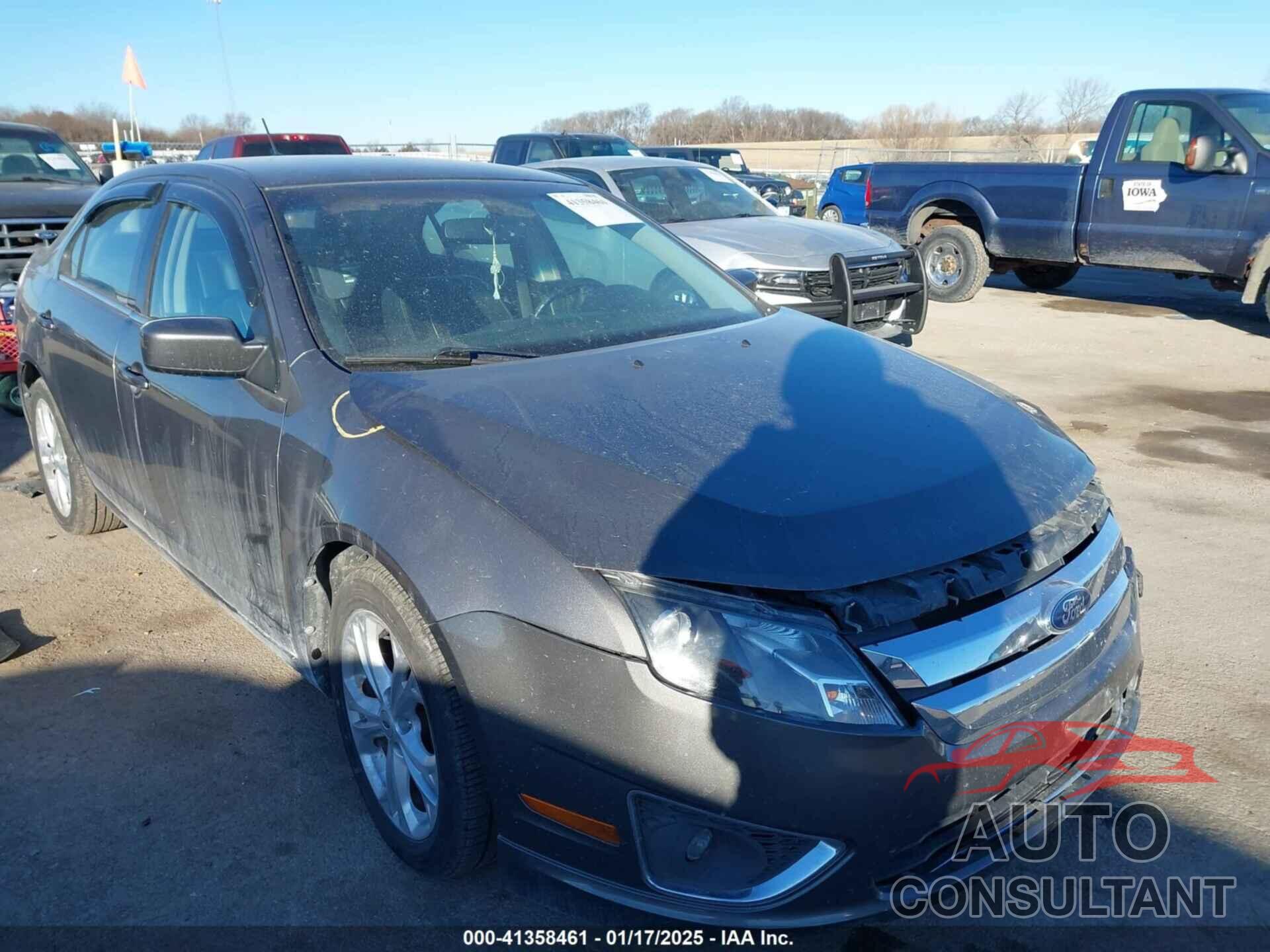 FORD FUSION 2012 - 3FAHP0JA9CR275527