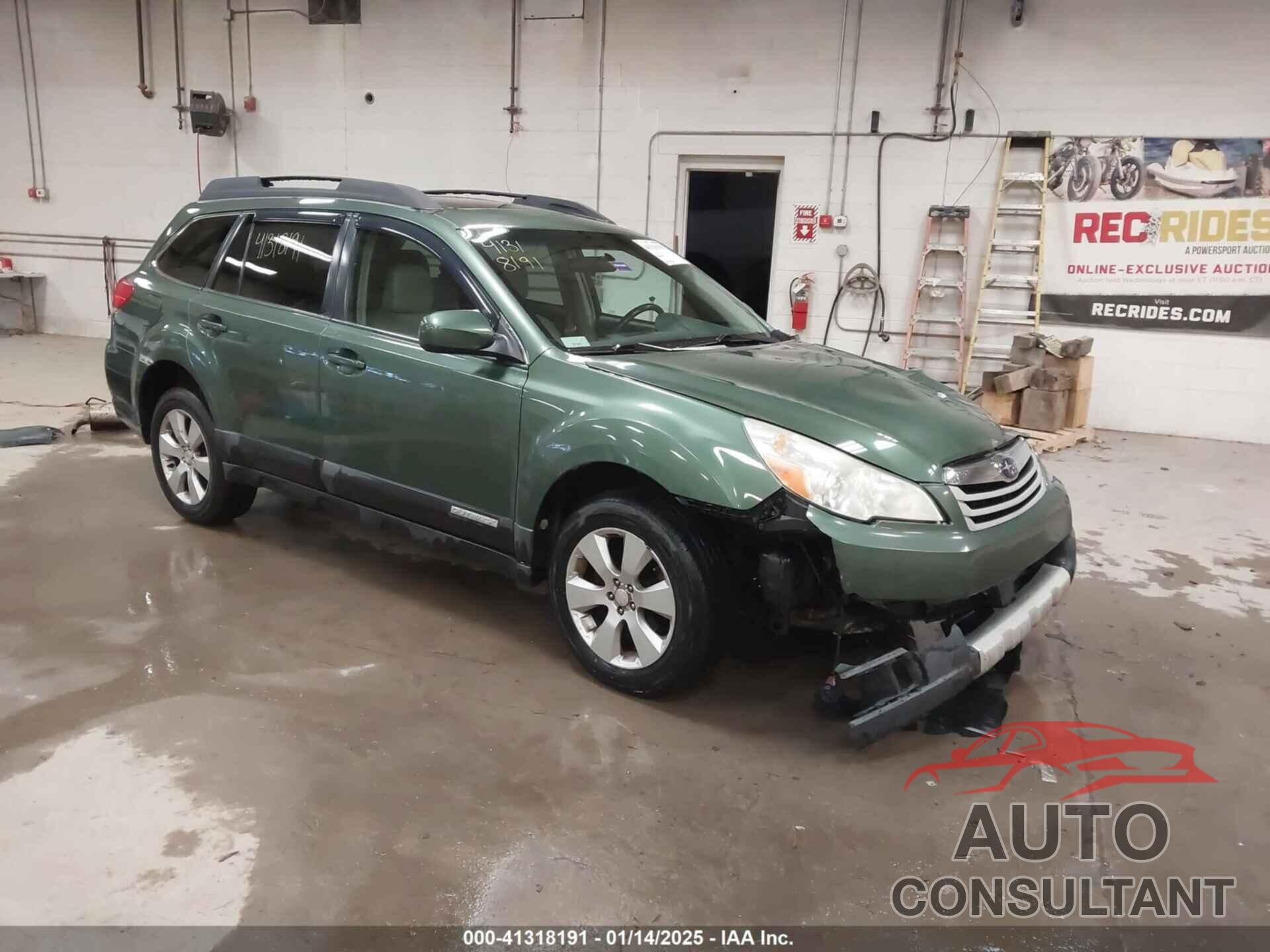 SUBARU OUTBACK 2010 - 4S4BRBKC6A3372097