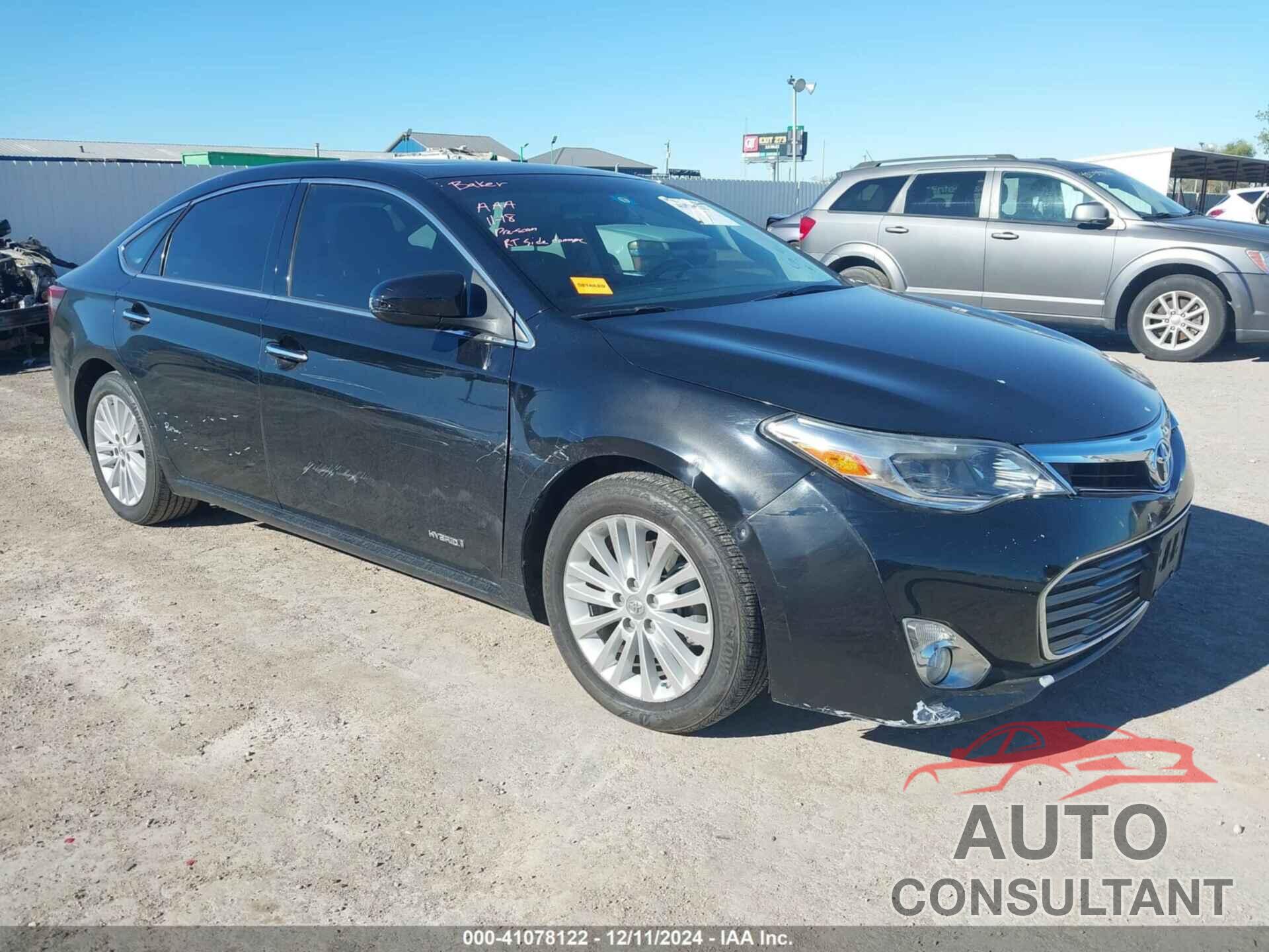 TOYOTA AVALON HYBRID 2013 - 4T1BD1EB7DU009785