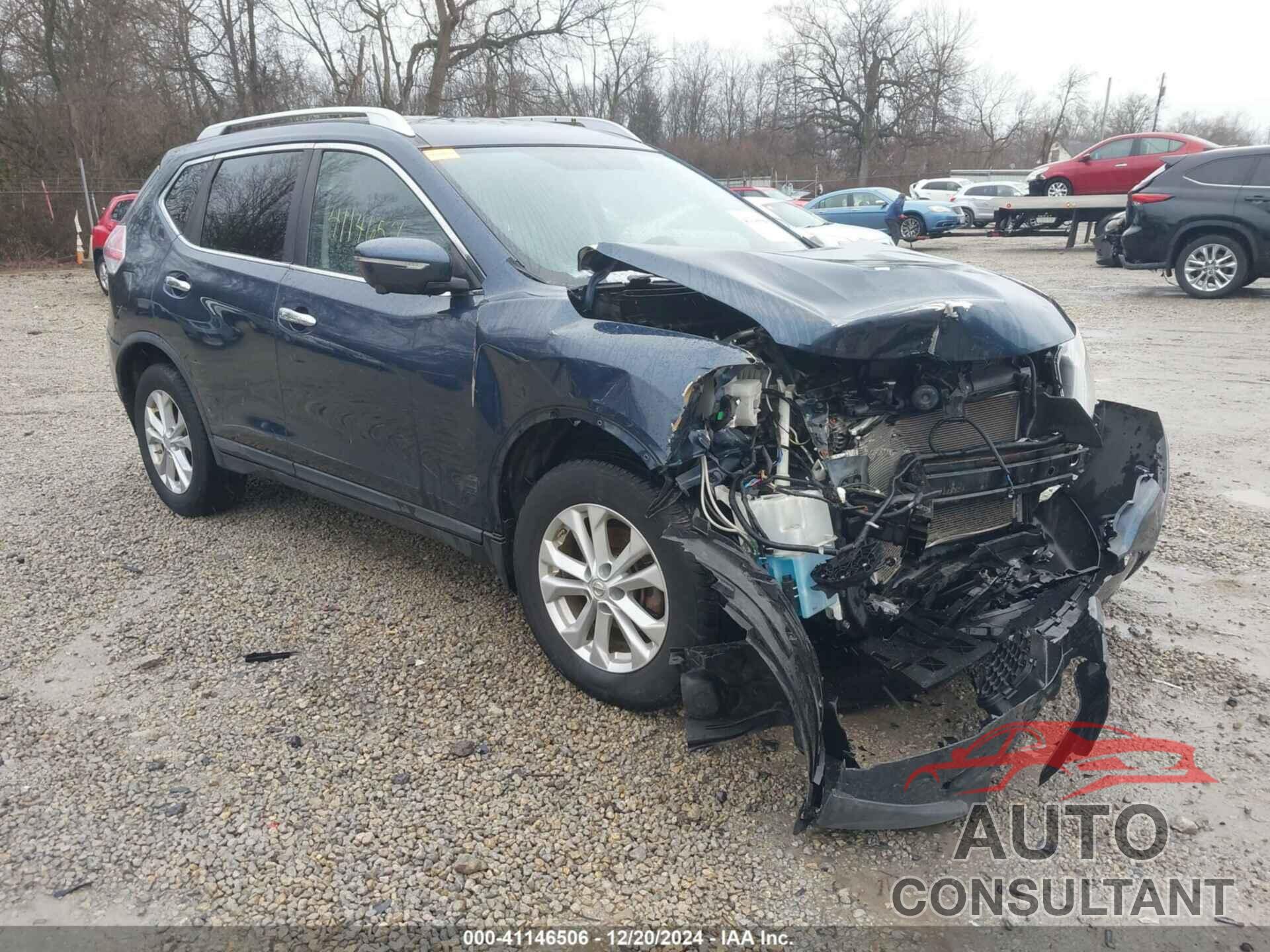 NISSAN ROGUE 2015 - KNMAT2MT5FP589963