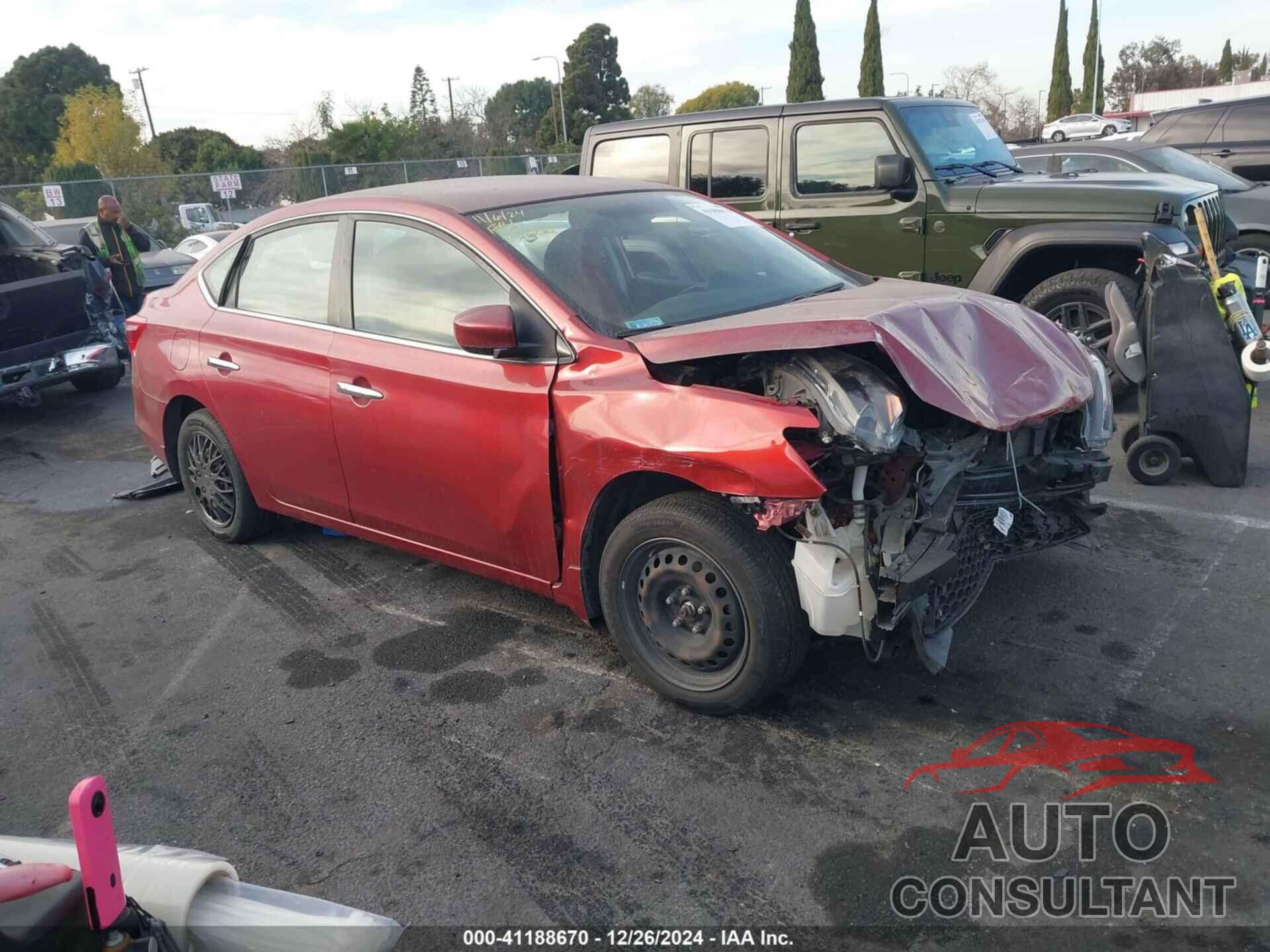 NISSAN SENTRA 2017 - 3N1AB7AP7HY241626