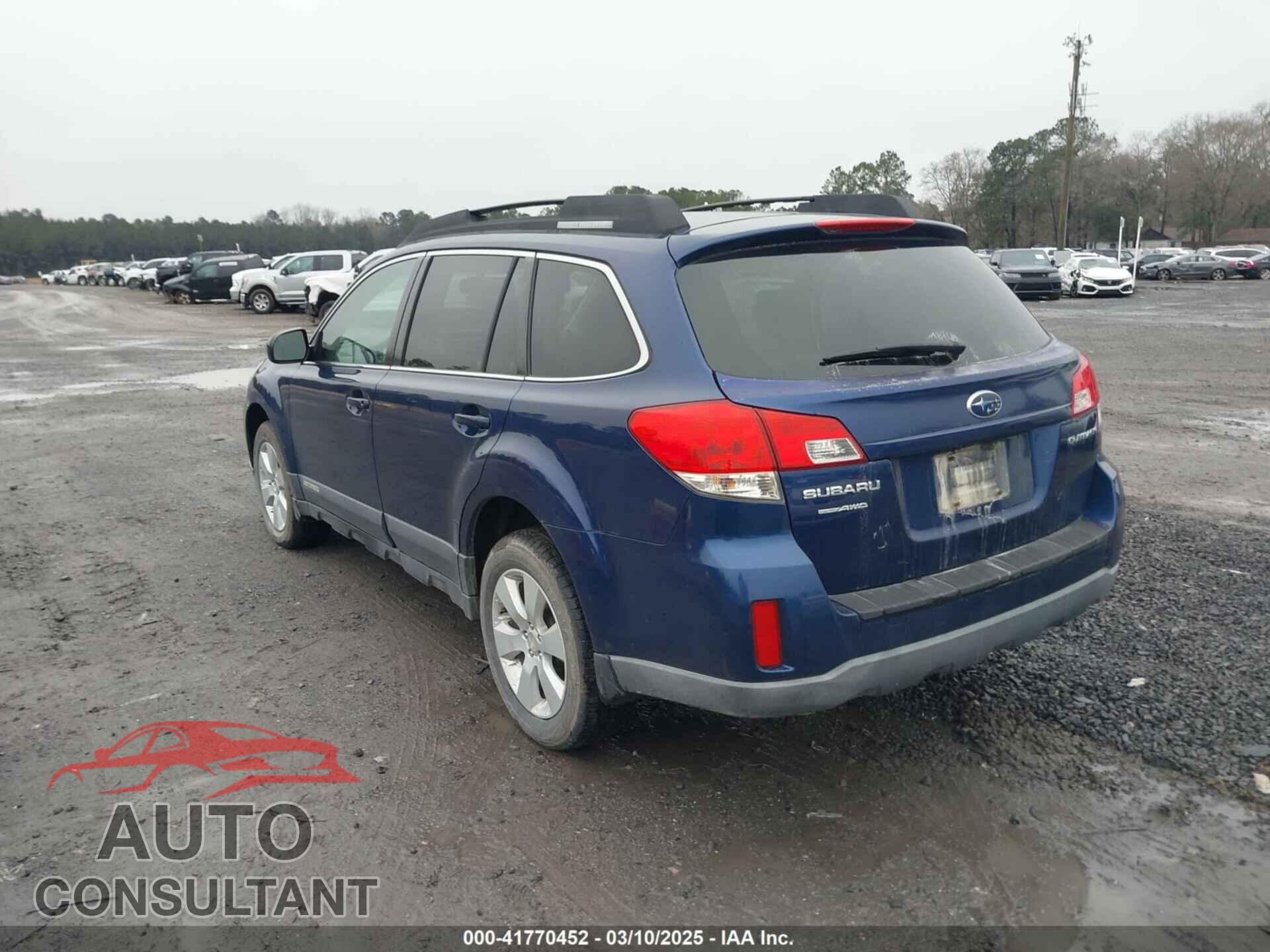 SUBARU OUTBACK 2011 - 4S4BRCCC6B3443210