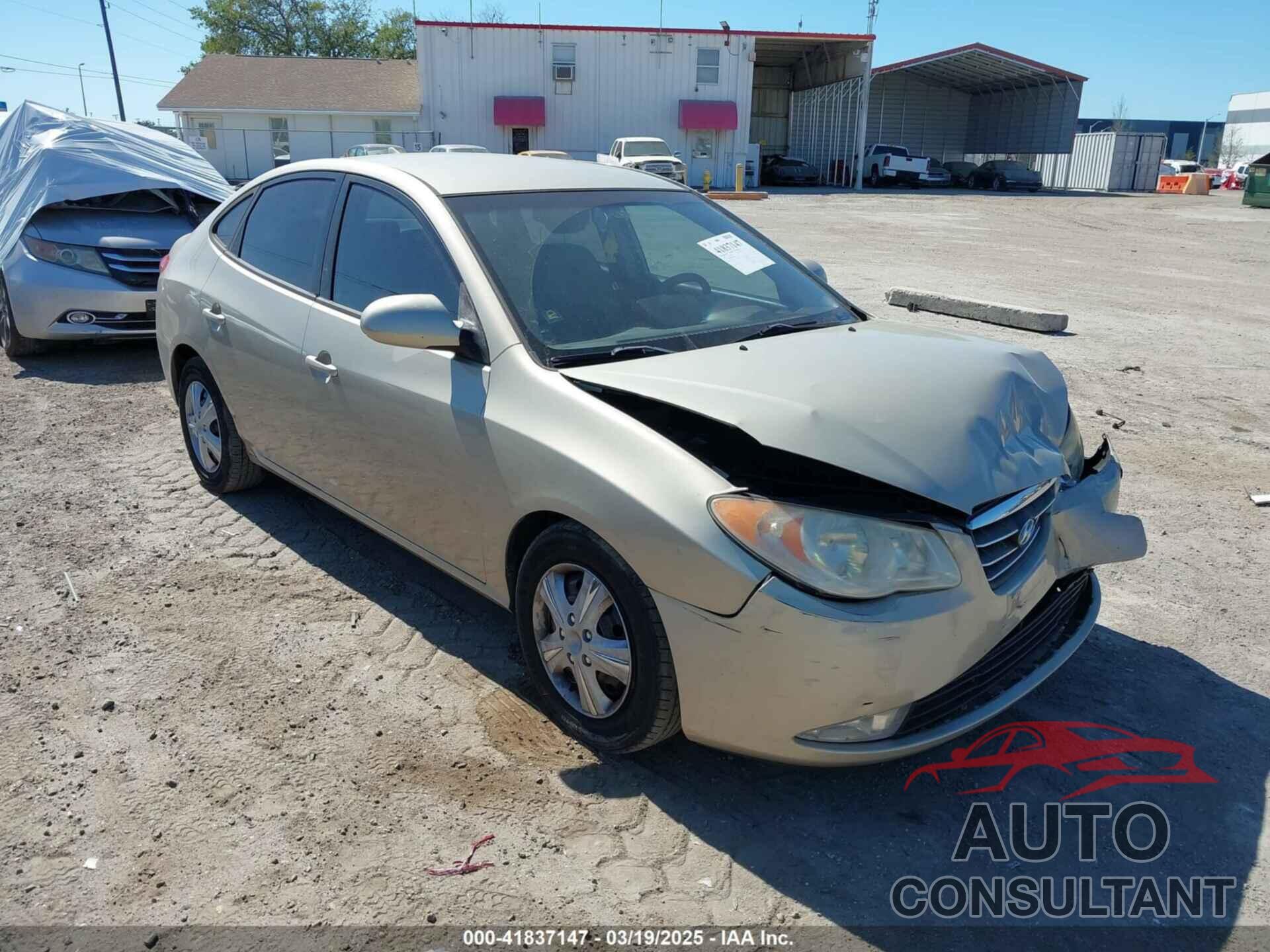 HYUNDAI ELANTRA 2009 - KMHDU46D89U692727