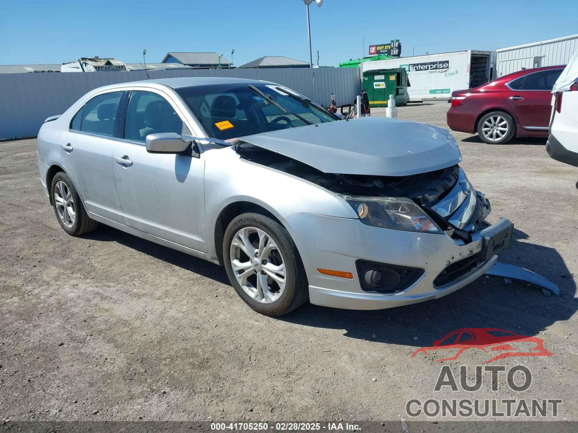FORD FUSION 2012 - 3FAHP0HA3CR258065