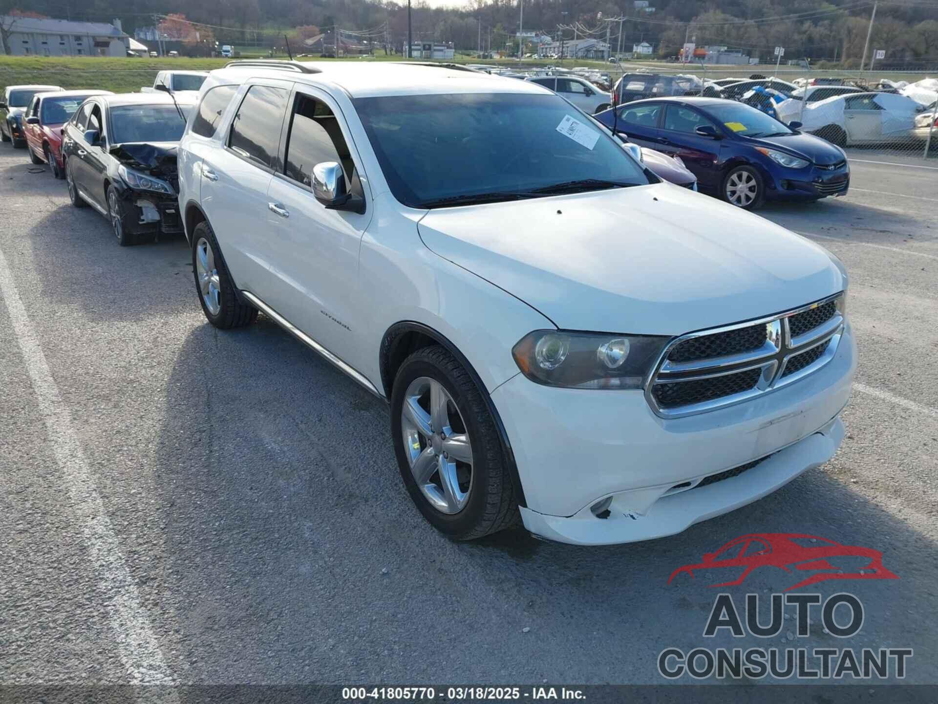 DODGE DURANGO 2011 - 1D4SE5GT0BC686083