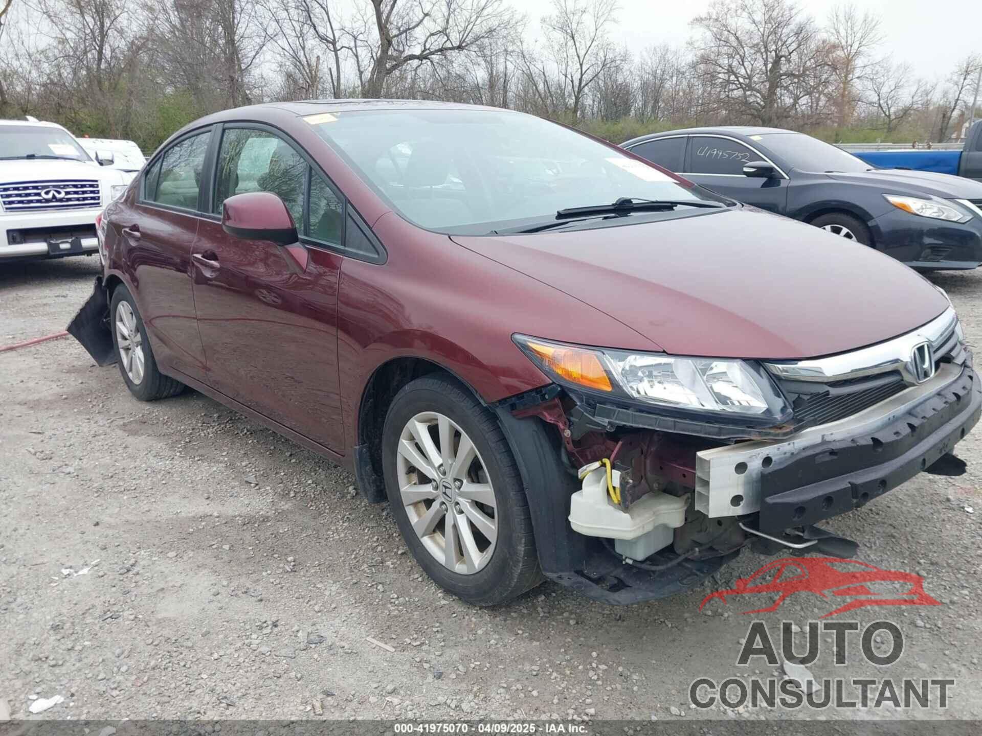 HONDA CIVIC 2012 - 19XFB2F80CE036750