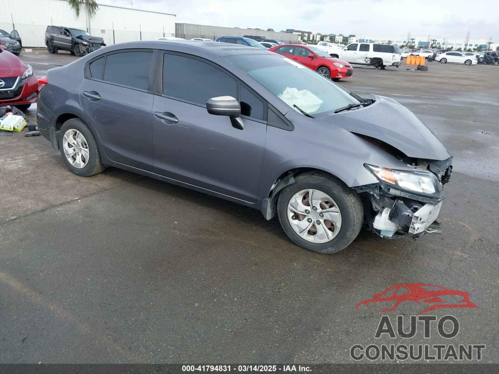 HONDA CIVIC 2014 - 19XFB2F55EE215309