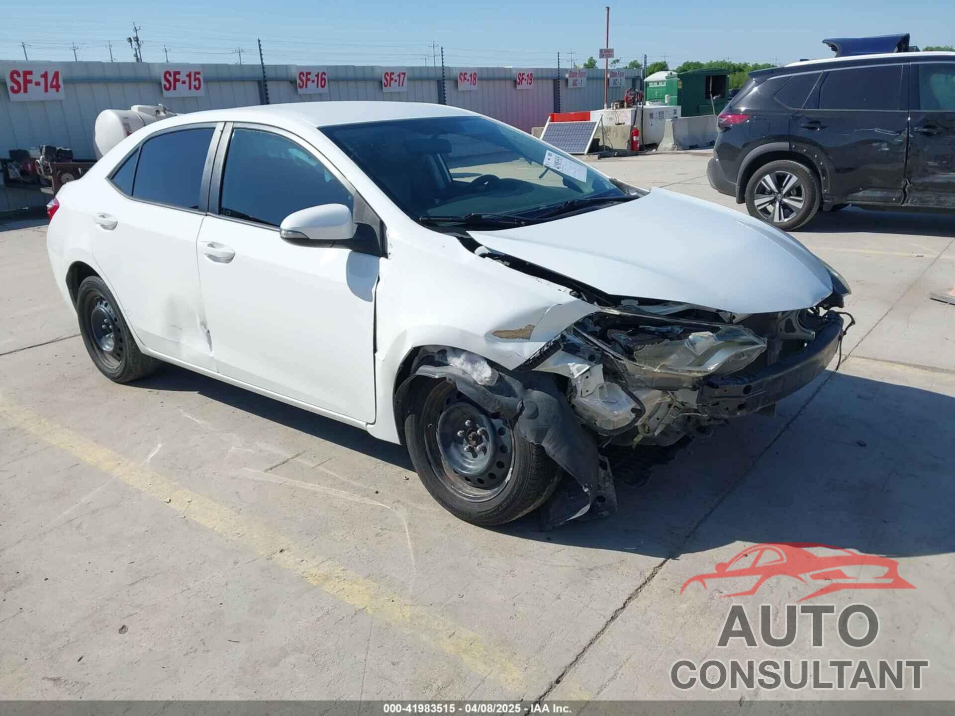 TOYOTA COROLLA 2014 - 5YFBURHE0EP021607