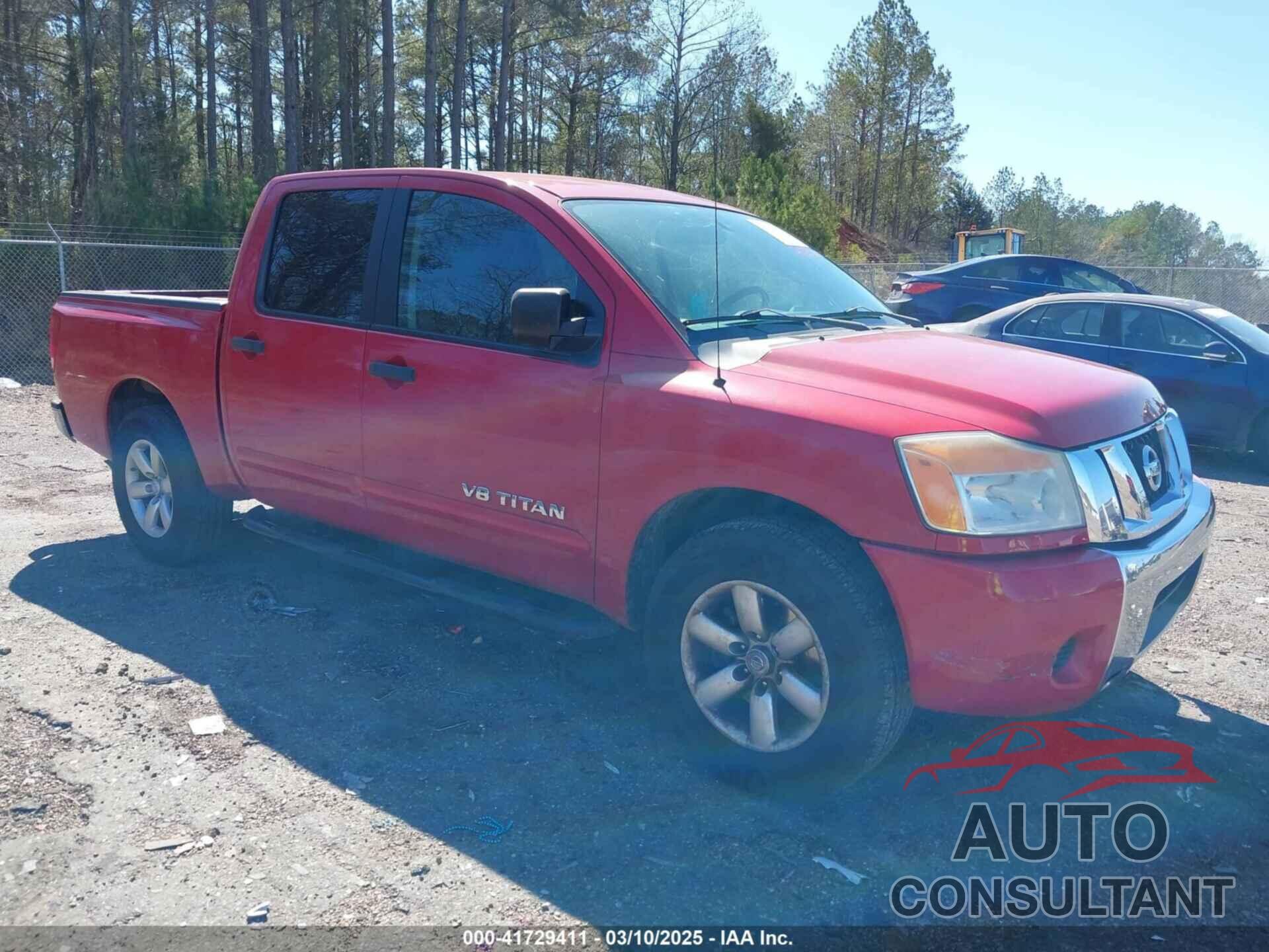 NISSAN TITAN 2012 - 1N6BA0EK2CN319081