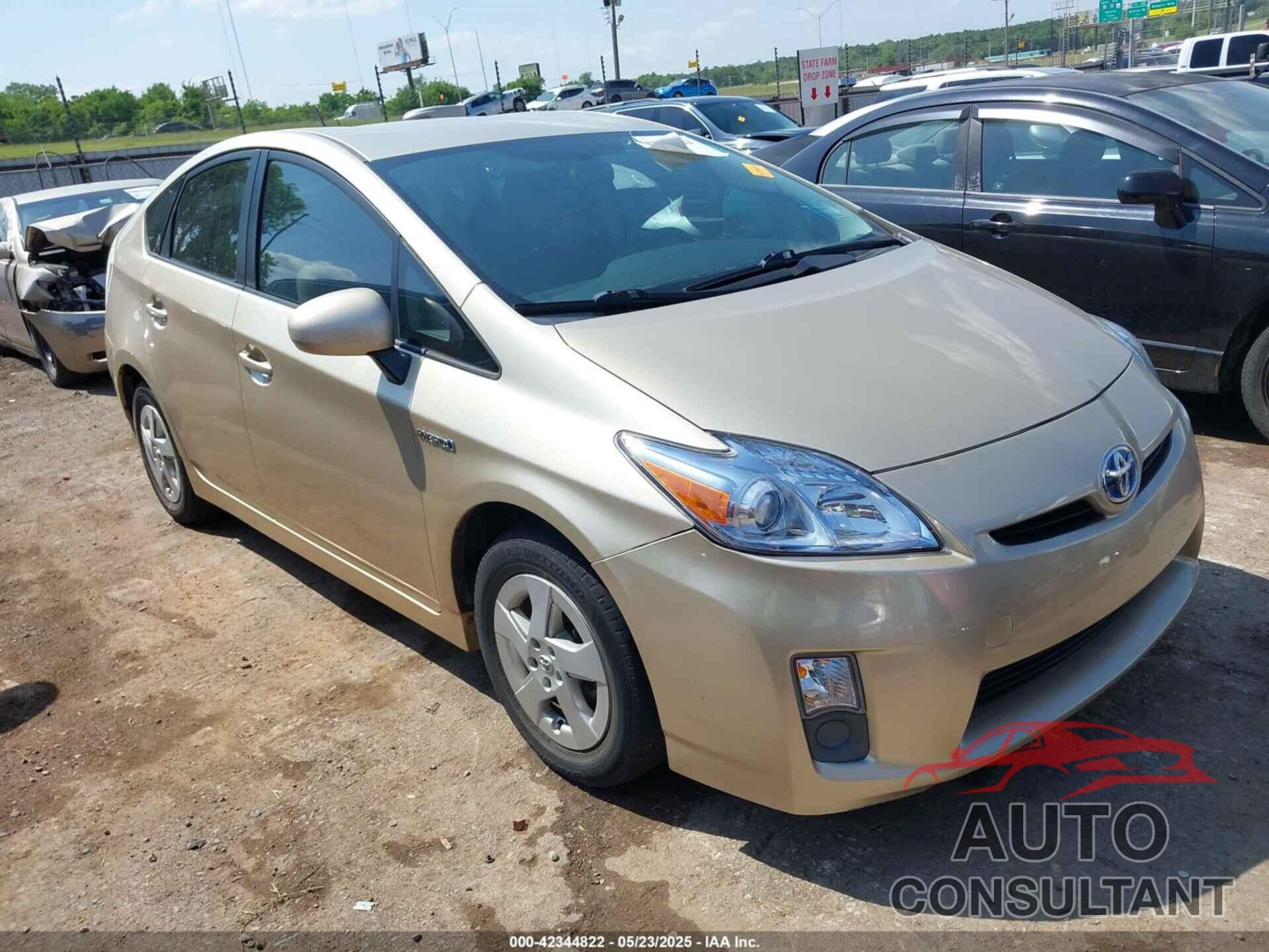 TOYOTA PRIUS 2010 - JTDKN3DU7A1267642