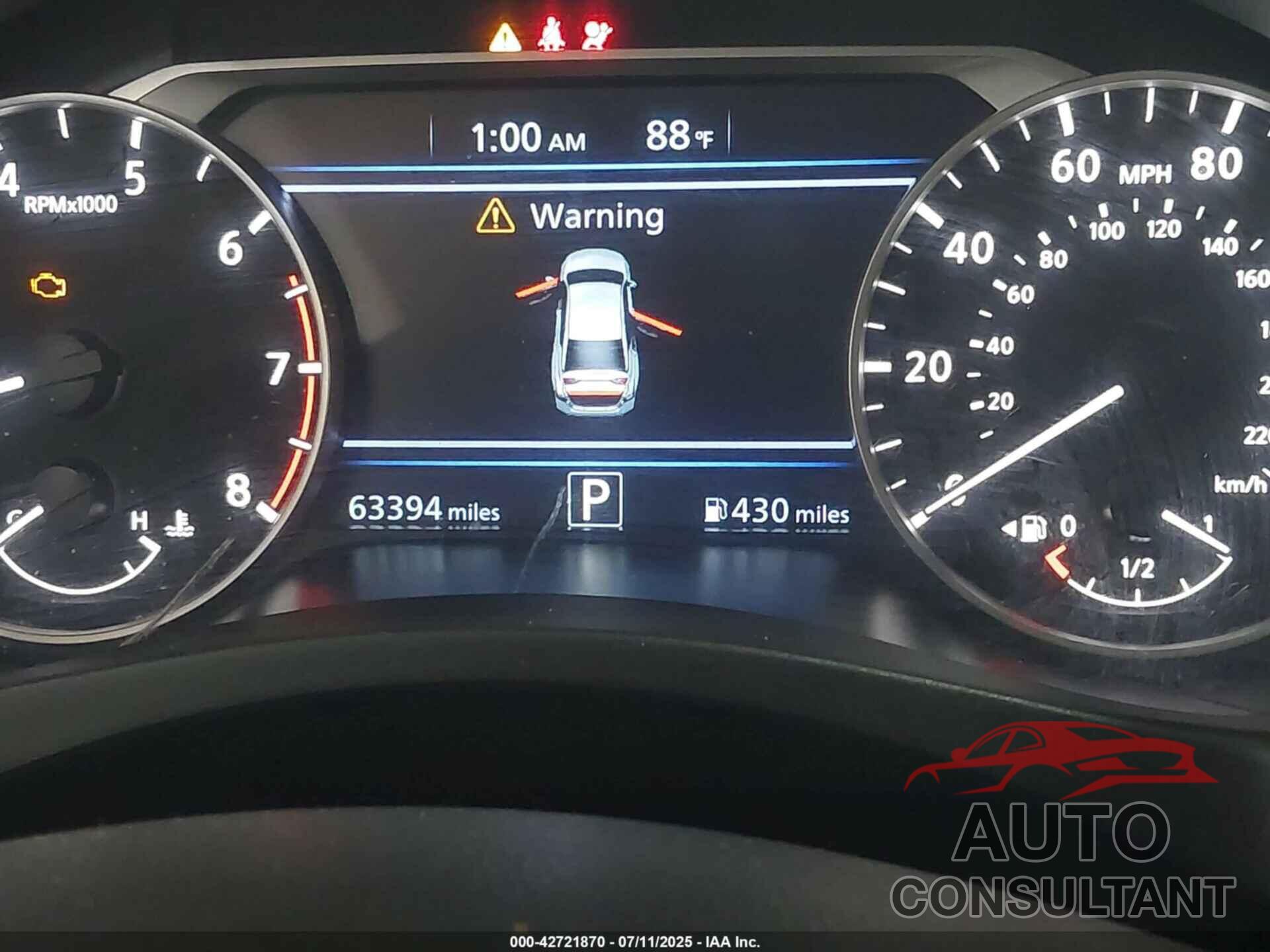 NISSAN ALTIMA 2020 - 1N4BL4BV1LC270234