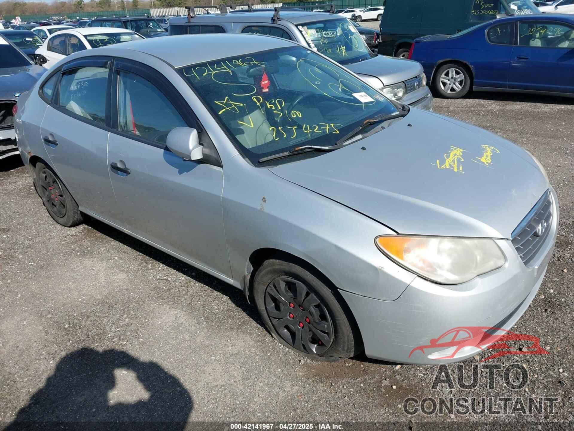 HYUNDAI ELANTRA 2009 - KMHDU46D79U800481