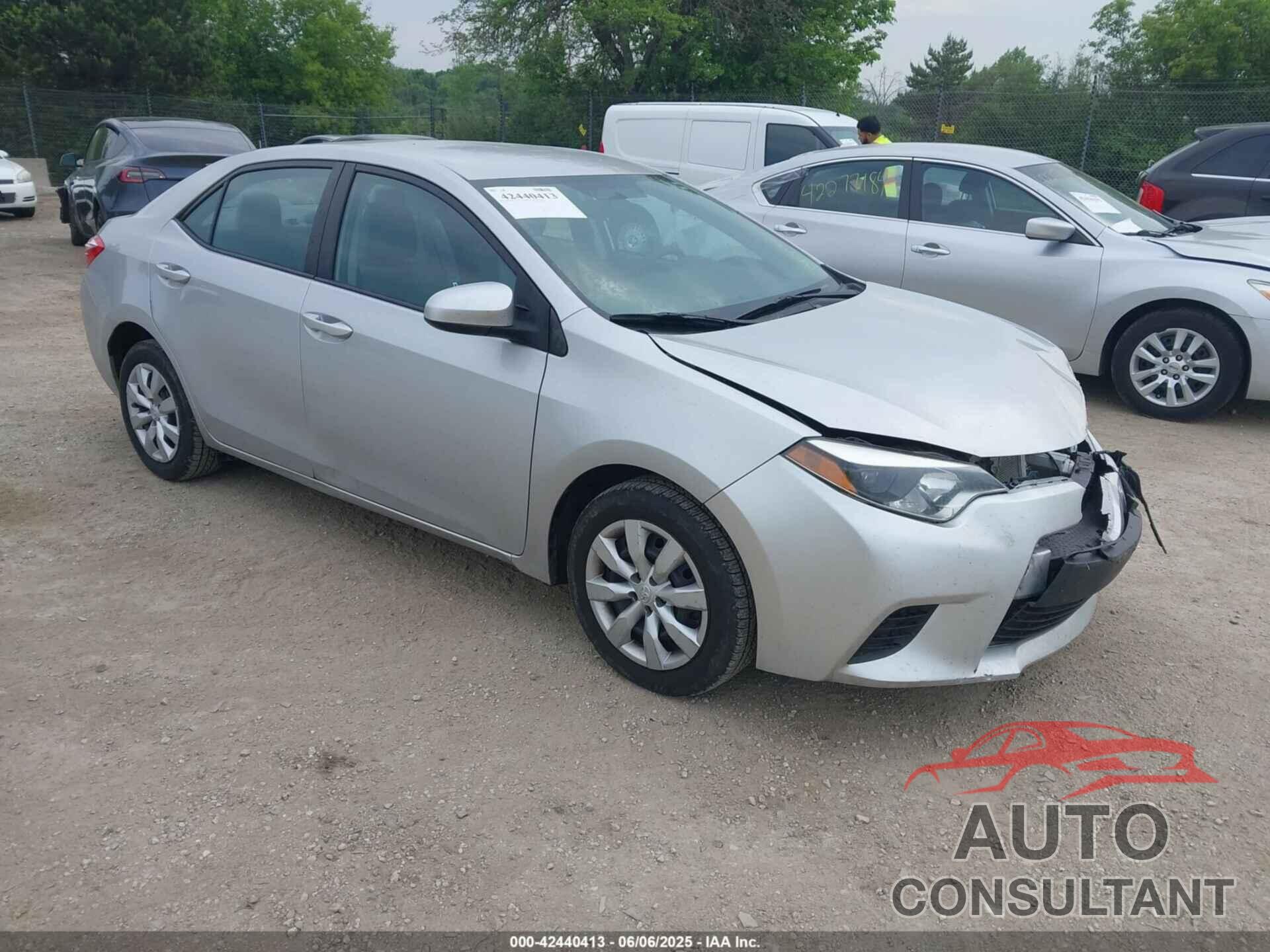 TOYOTA COROLLA 2014 - 5YFBURHE4EP124285