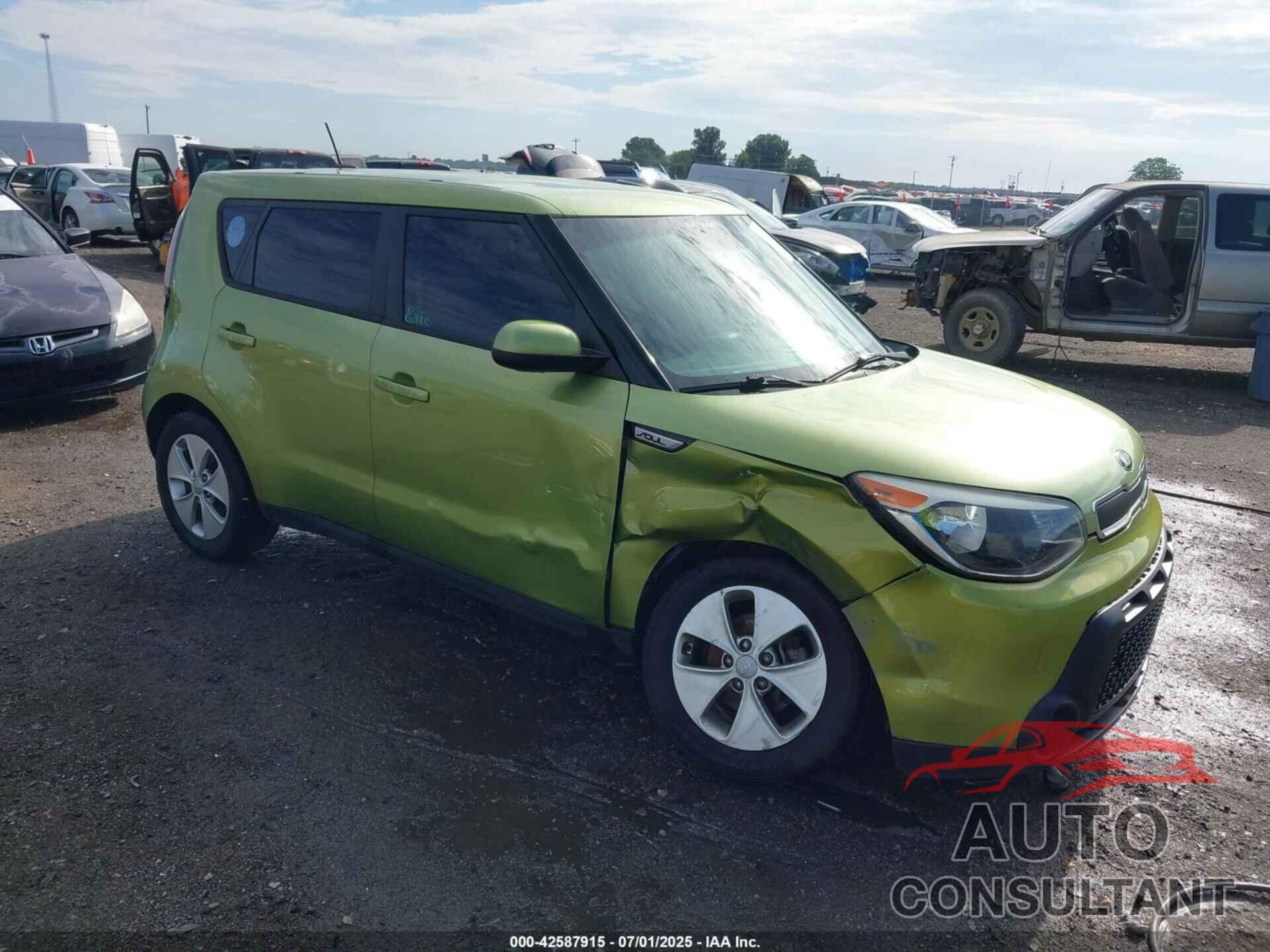 KIA SOUL 2015 - KNDJN2A21F7758365